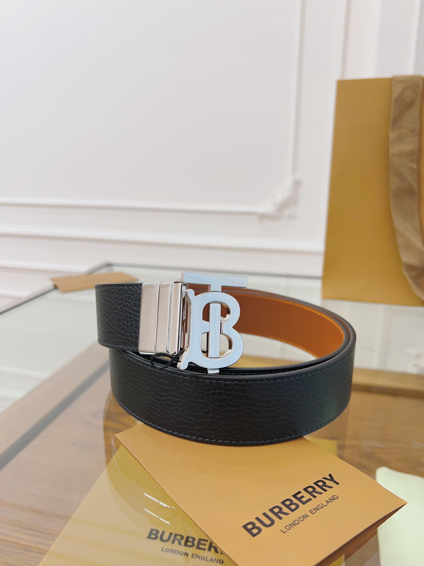 Burberry Basic Belt Black