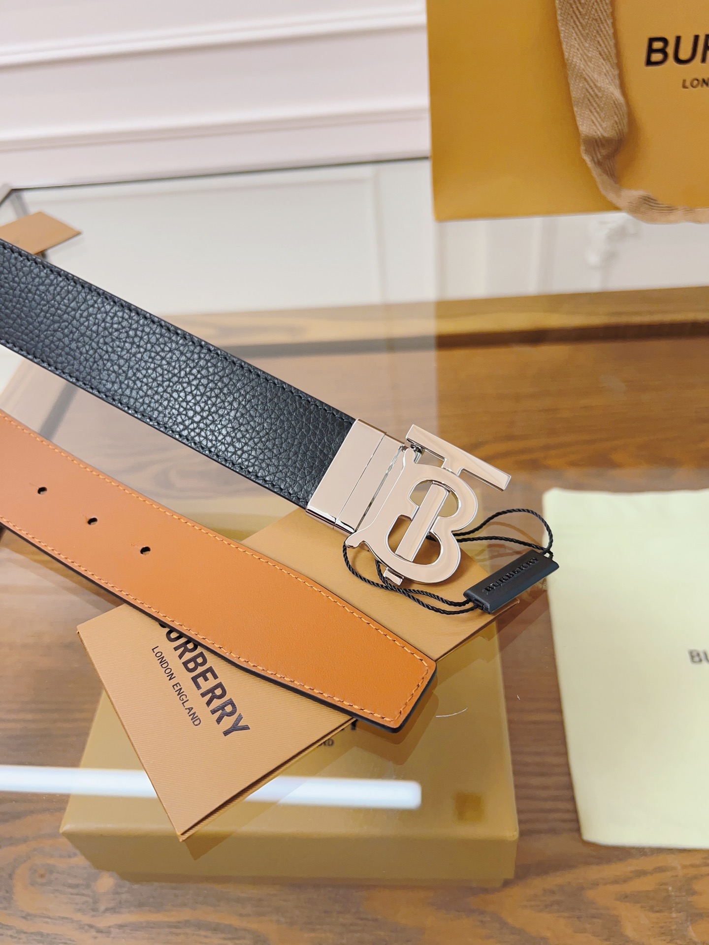 Burberry Basic Belt Black