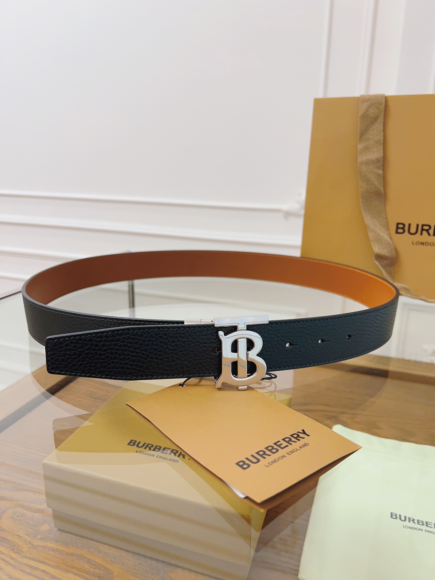 Burberry Basic Belt Black