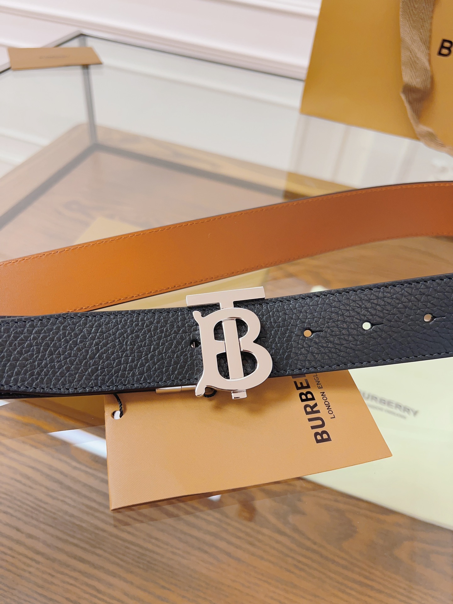 Burberry Basic Belt Black