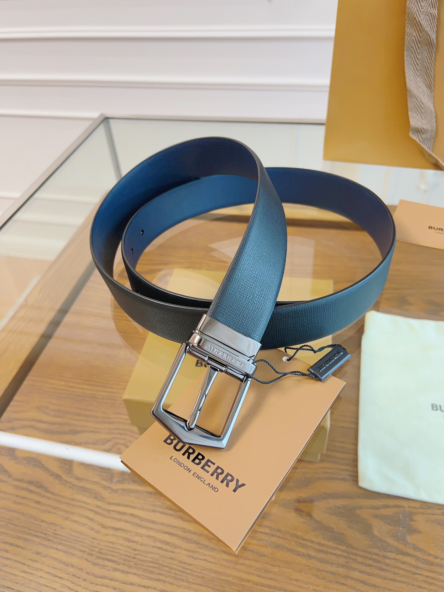 Burberry Basic Belt Black
