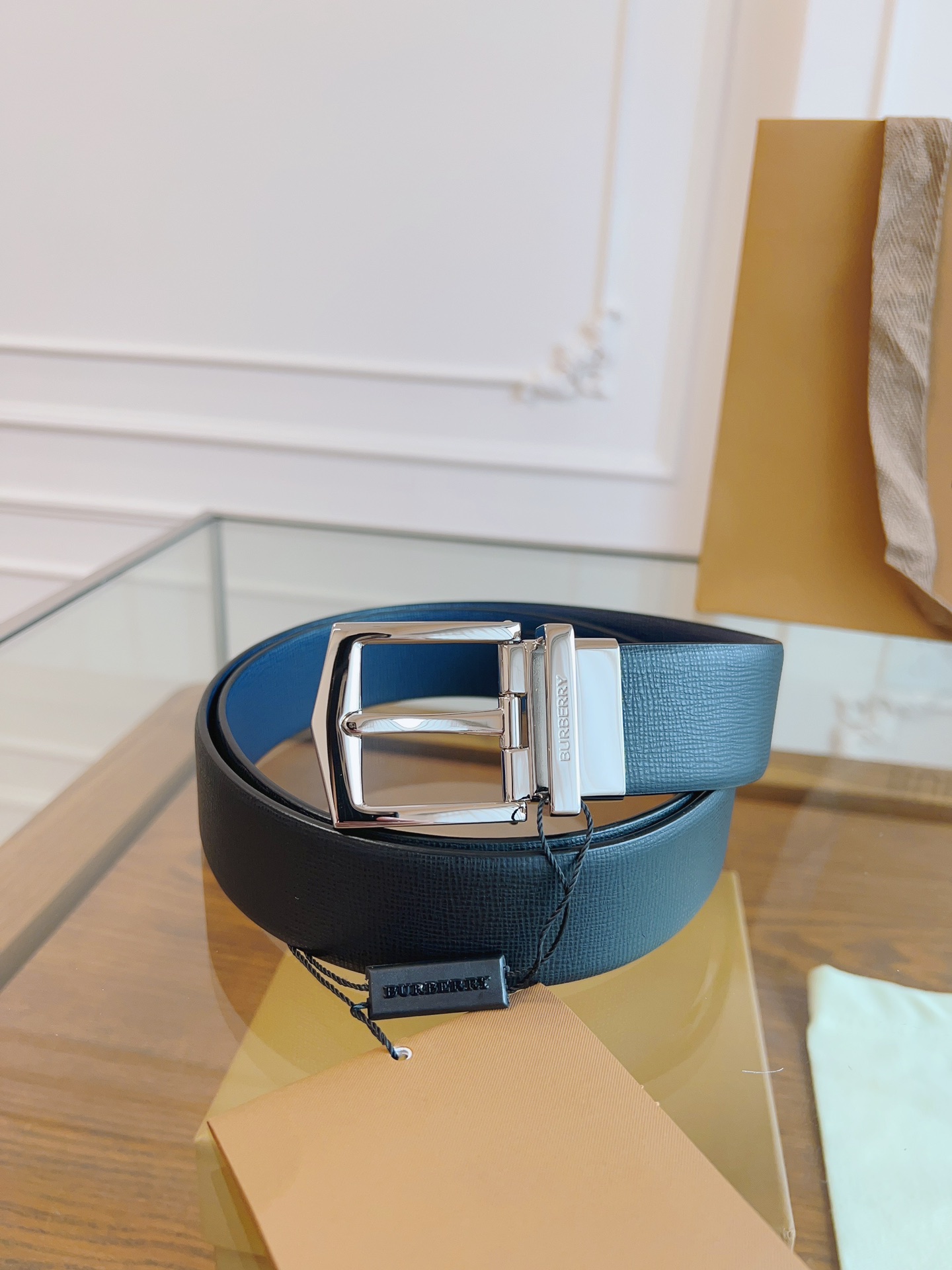 Burberry Basic Belt Black