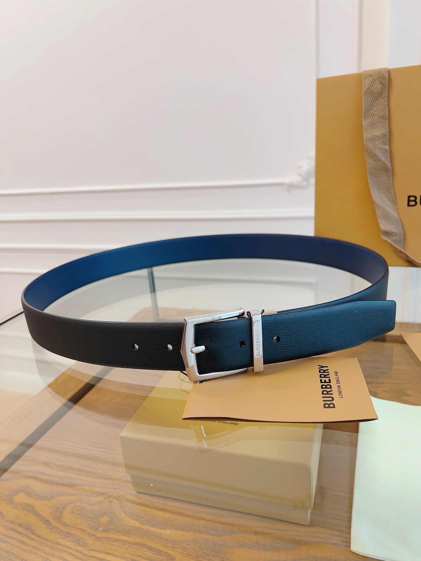 Burberry Basic Belt Black