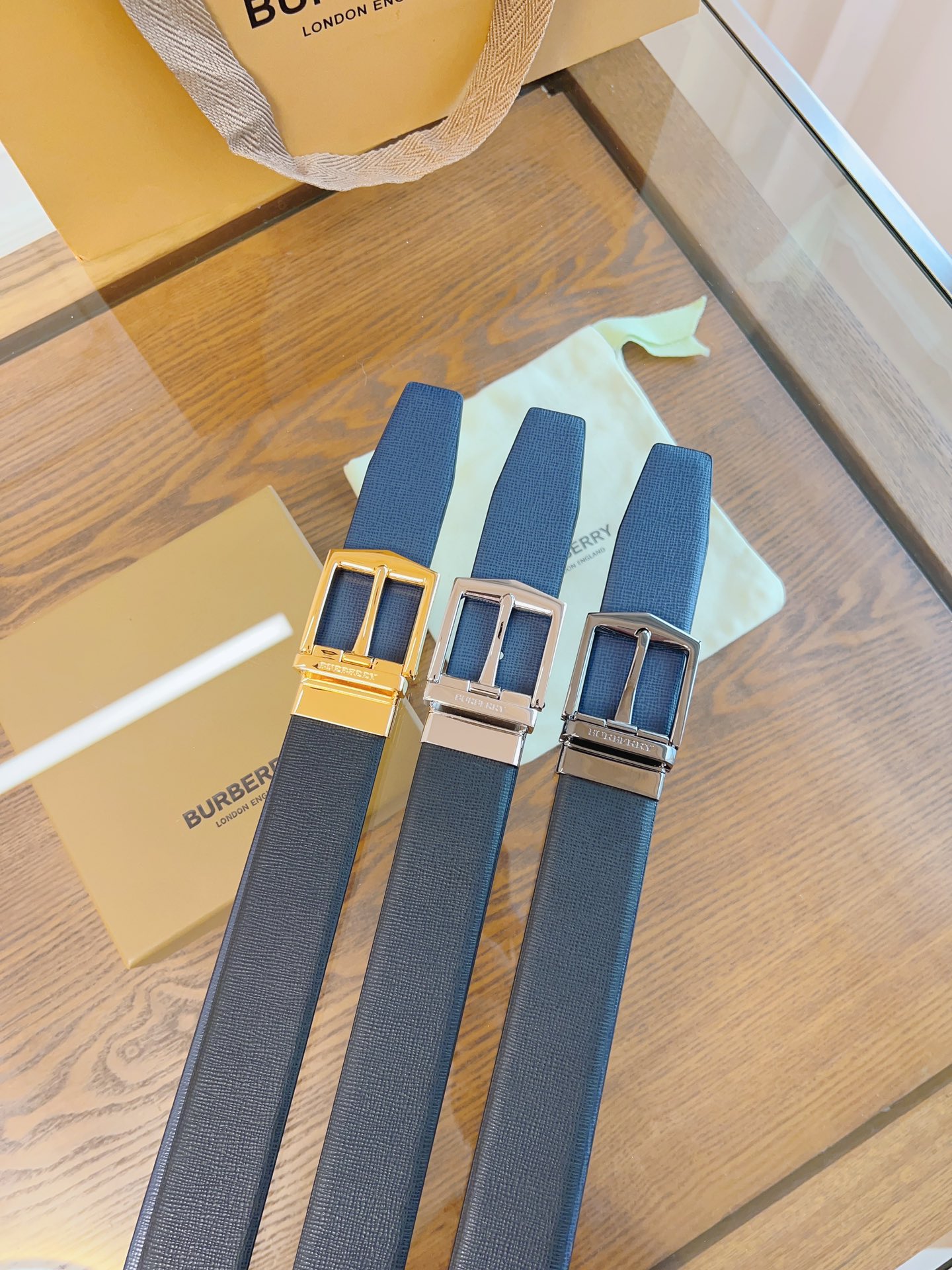 Burberry Basic Belt Black