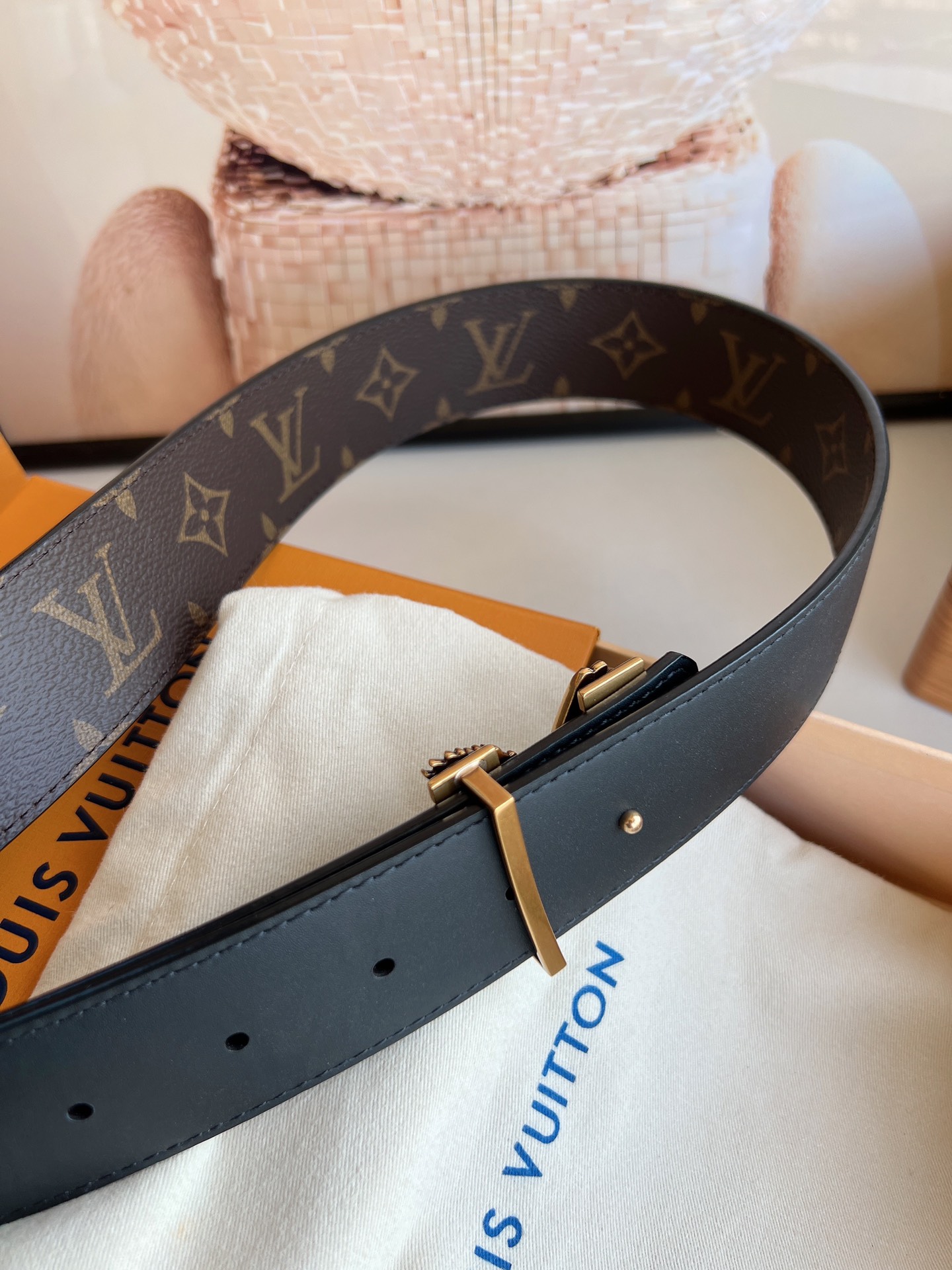 Louis Vuitton Basic Belt 13514-m-l