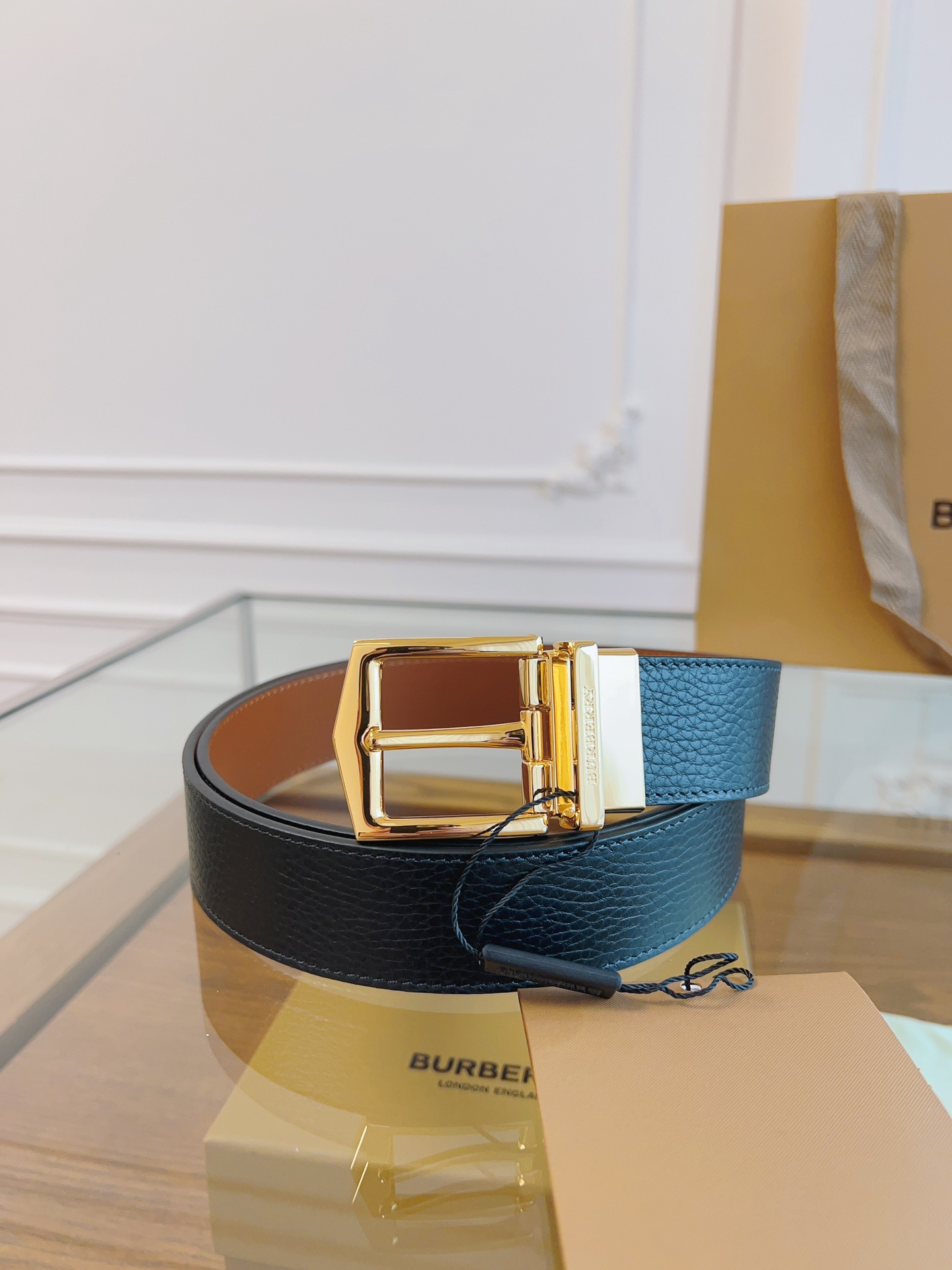 Burberry Basic Belt Black