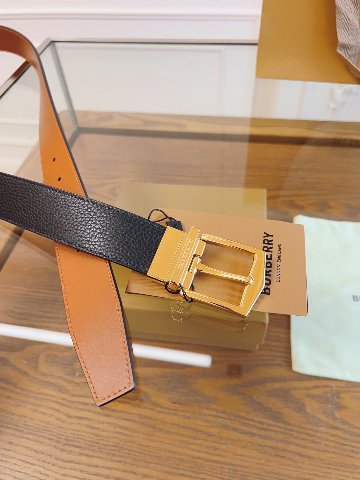 Burberry Basic Belt Black