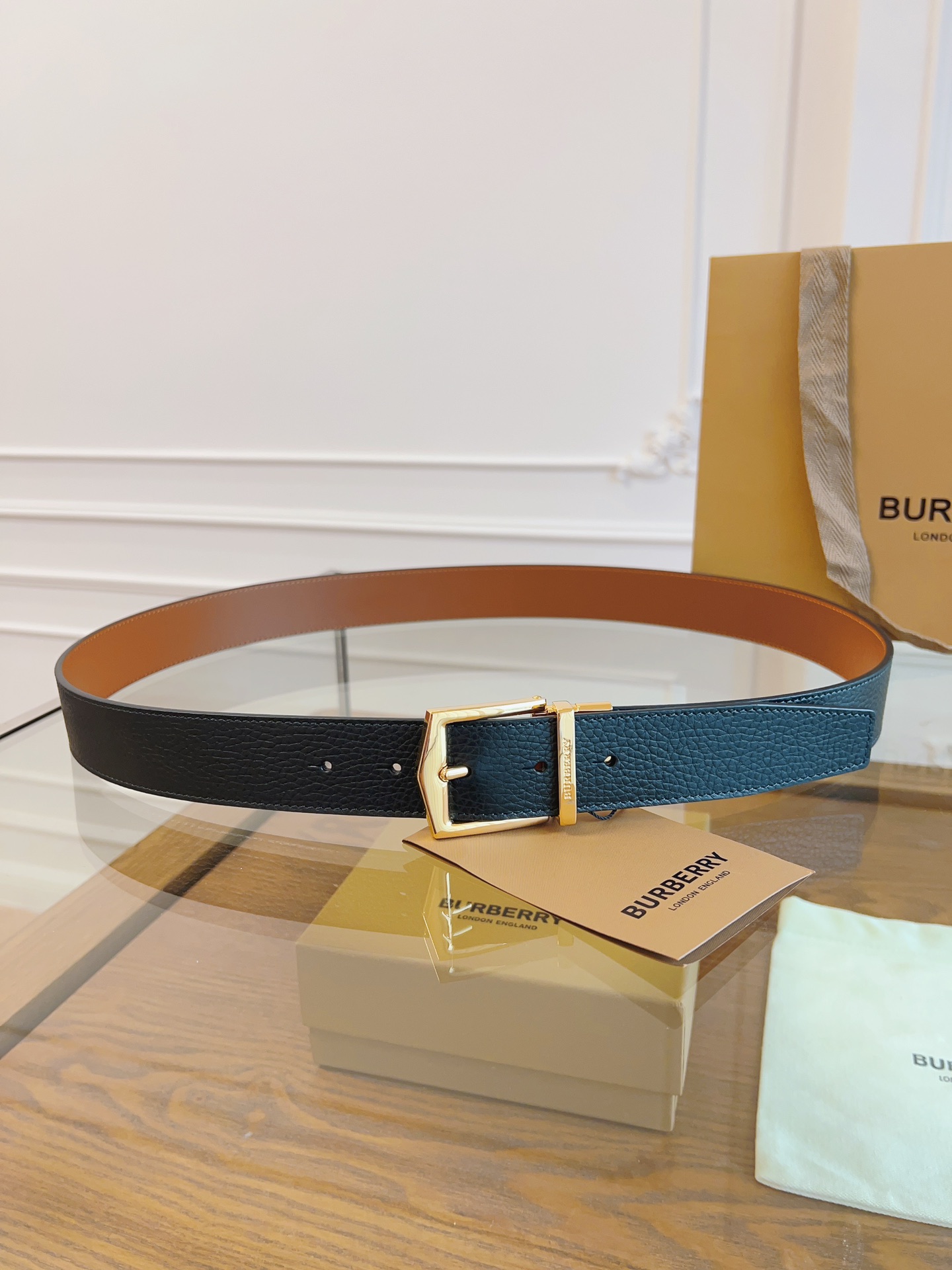 Burberry Basic Belt Black
