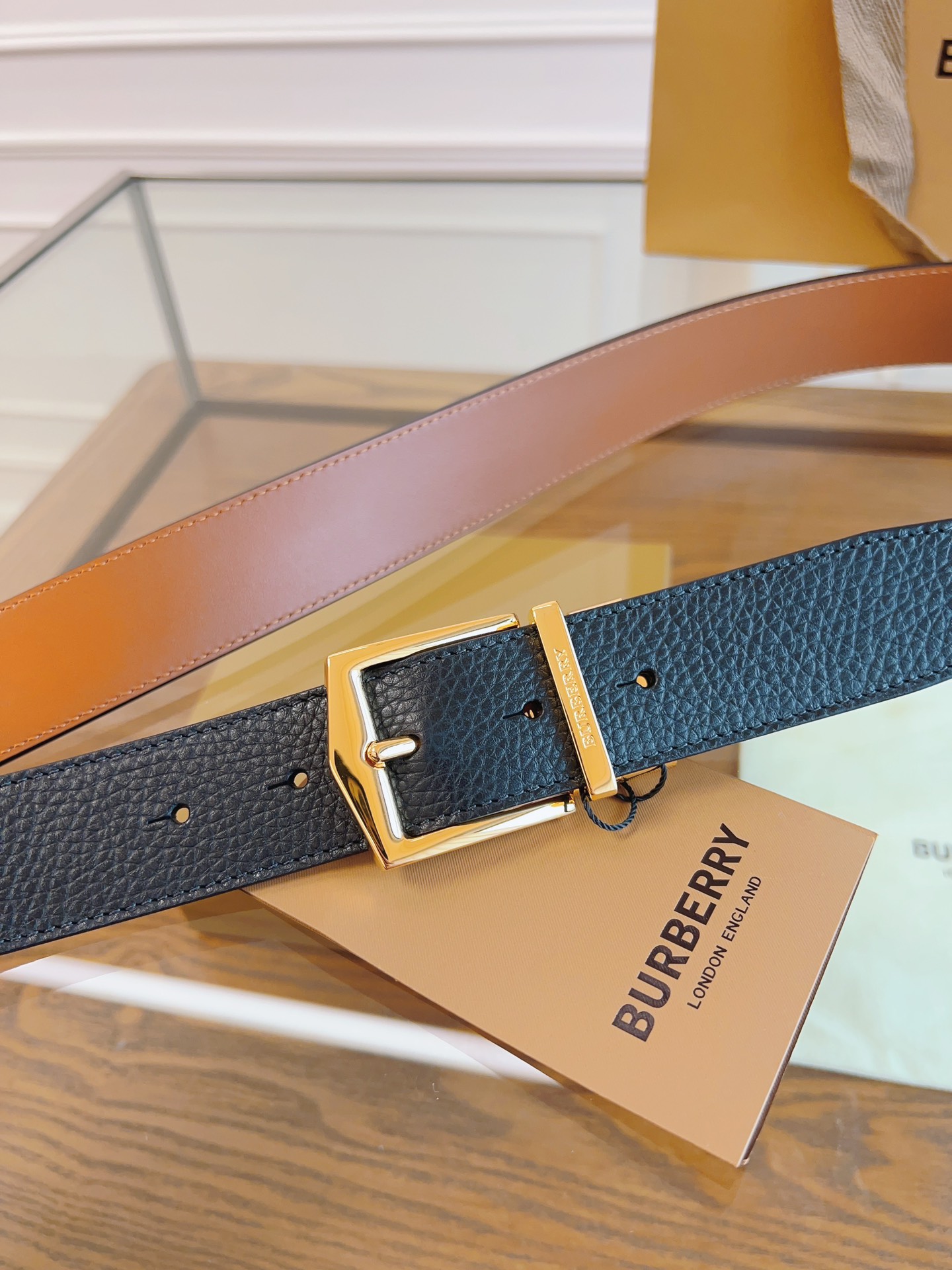 Burberry Basic Belt Black