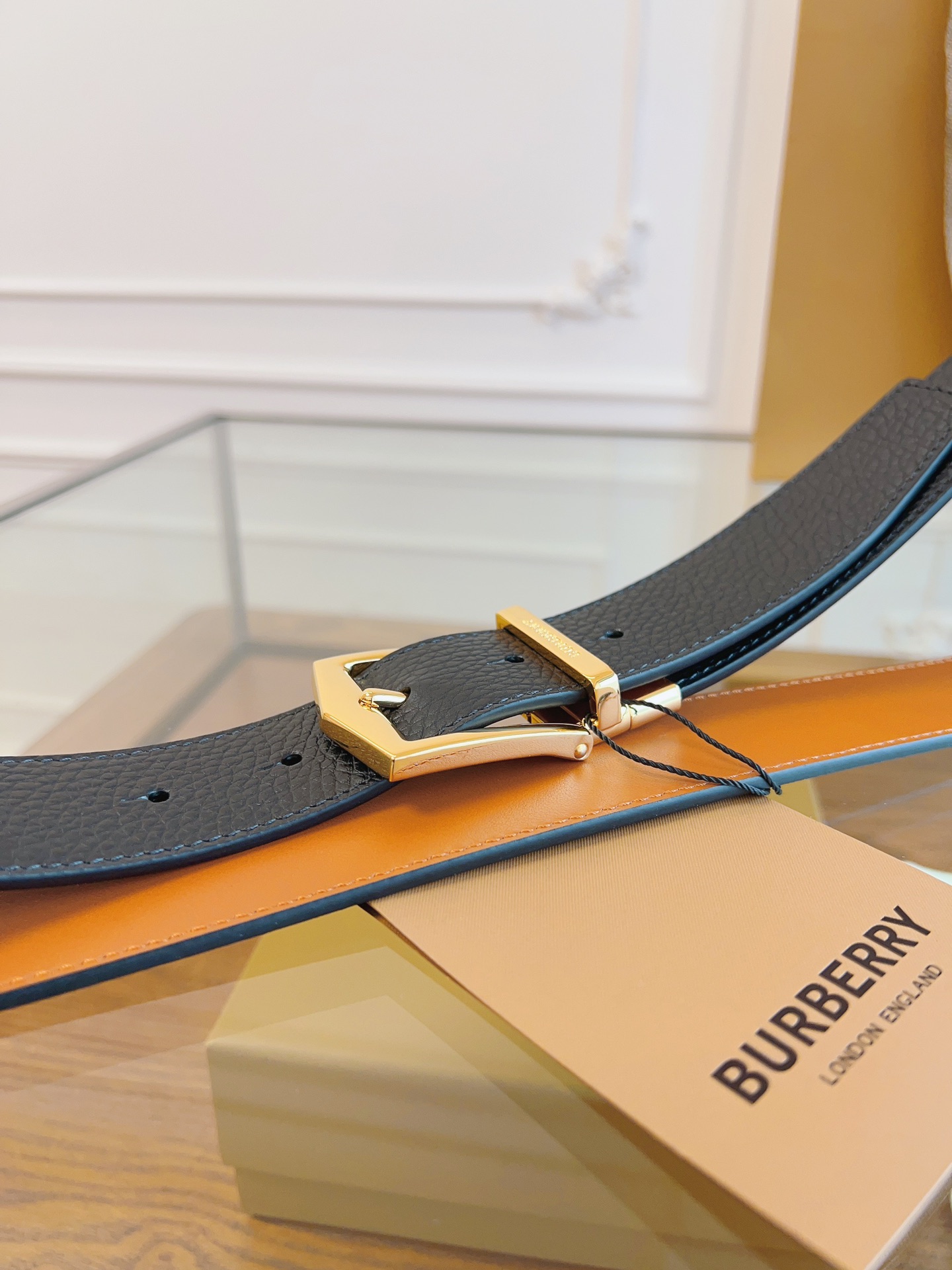 Burberry Basic Belt Black