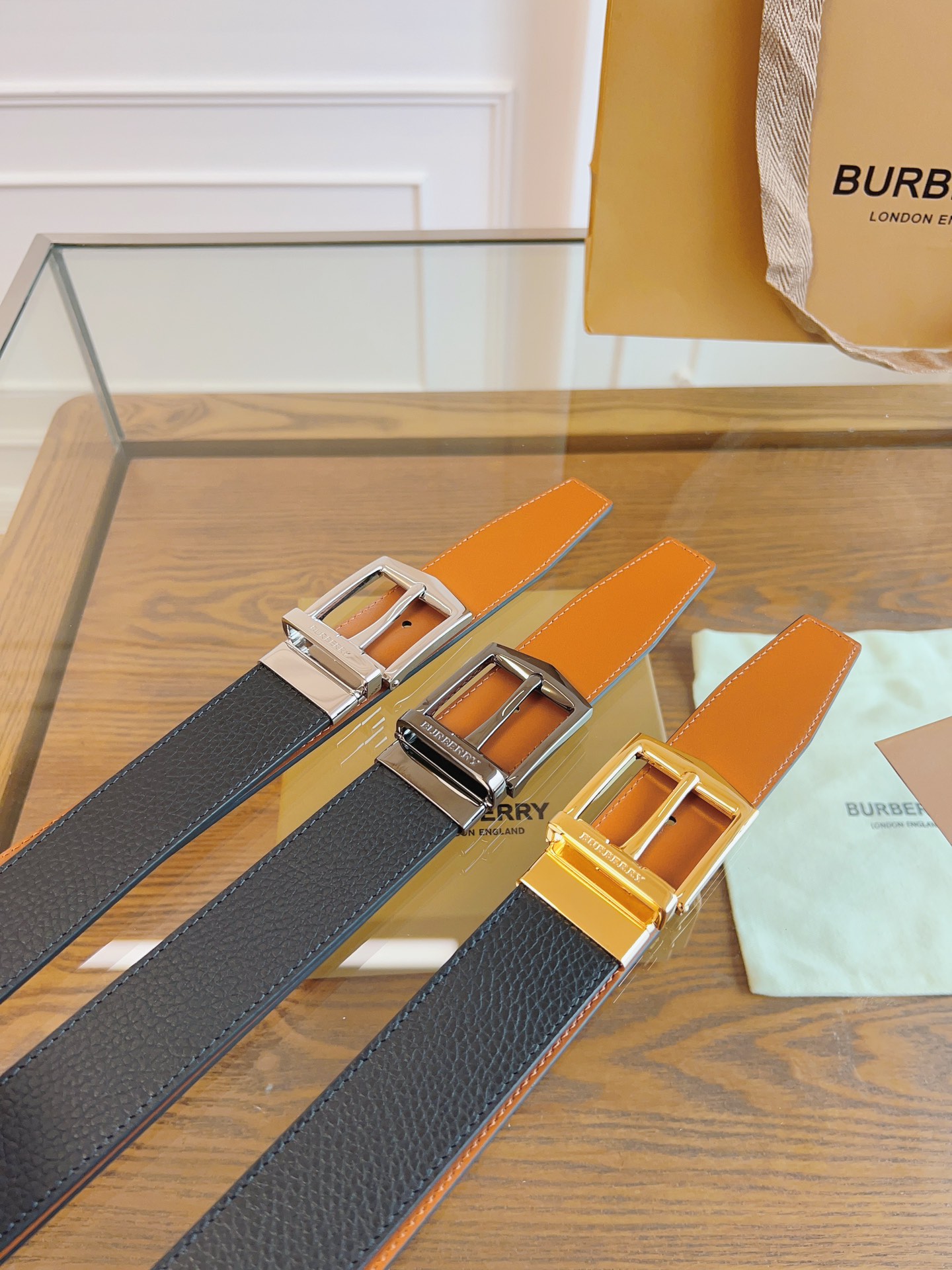 Burberry Basic Belt Black