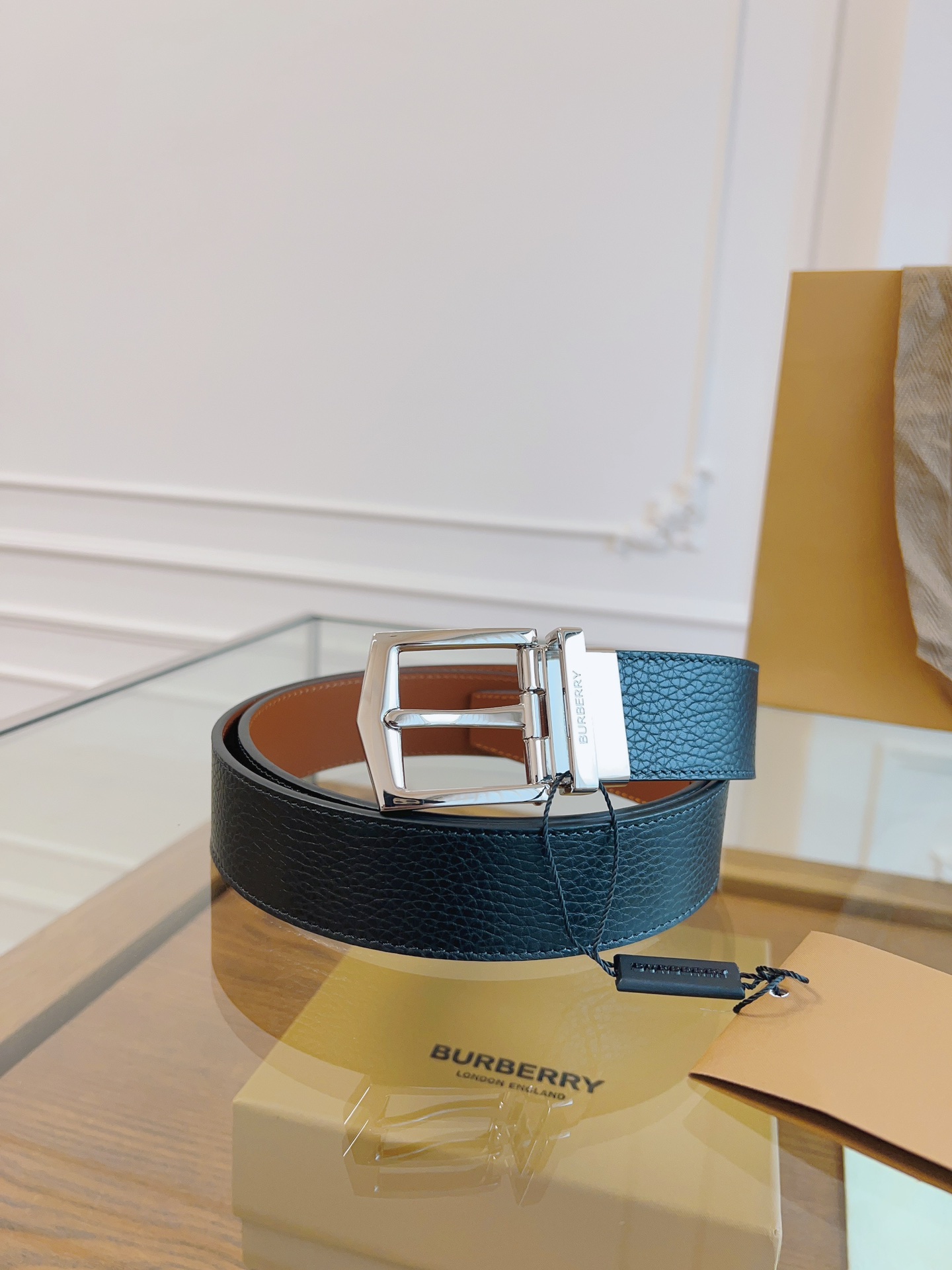 Burberry Basic Belt Black
