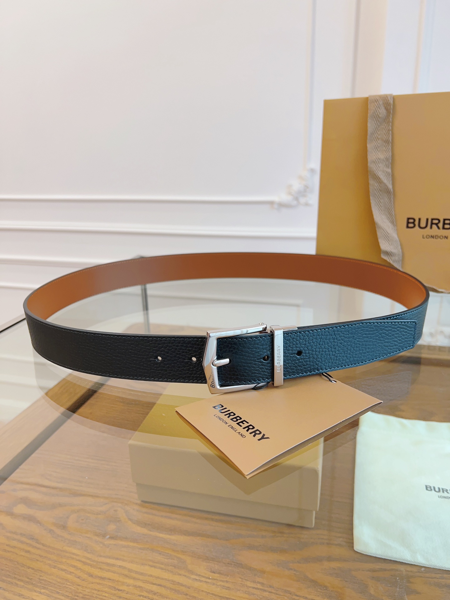 Burberry Basic Belt Black