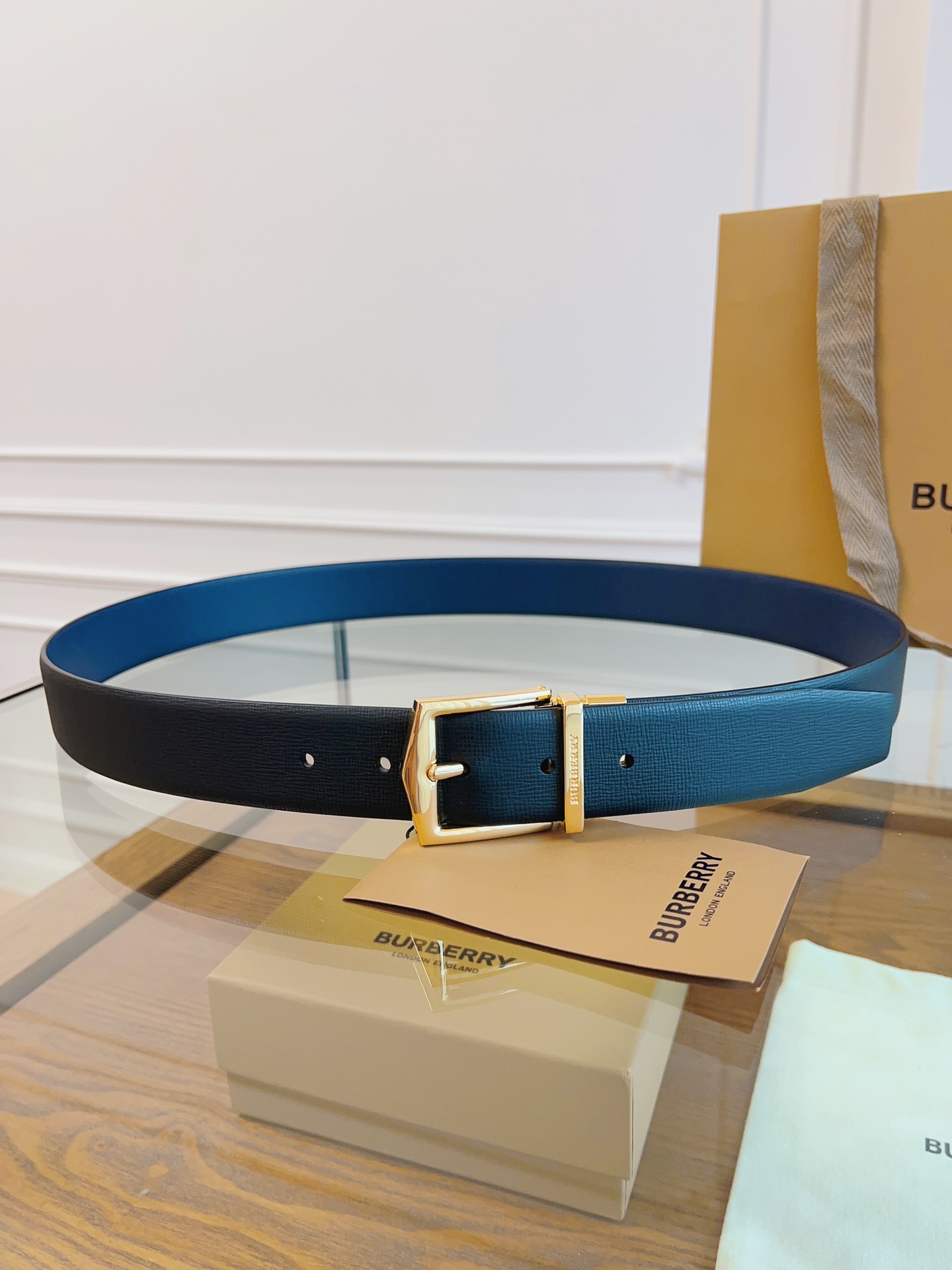 Burberry Basic Belt Black