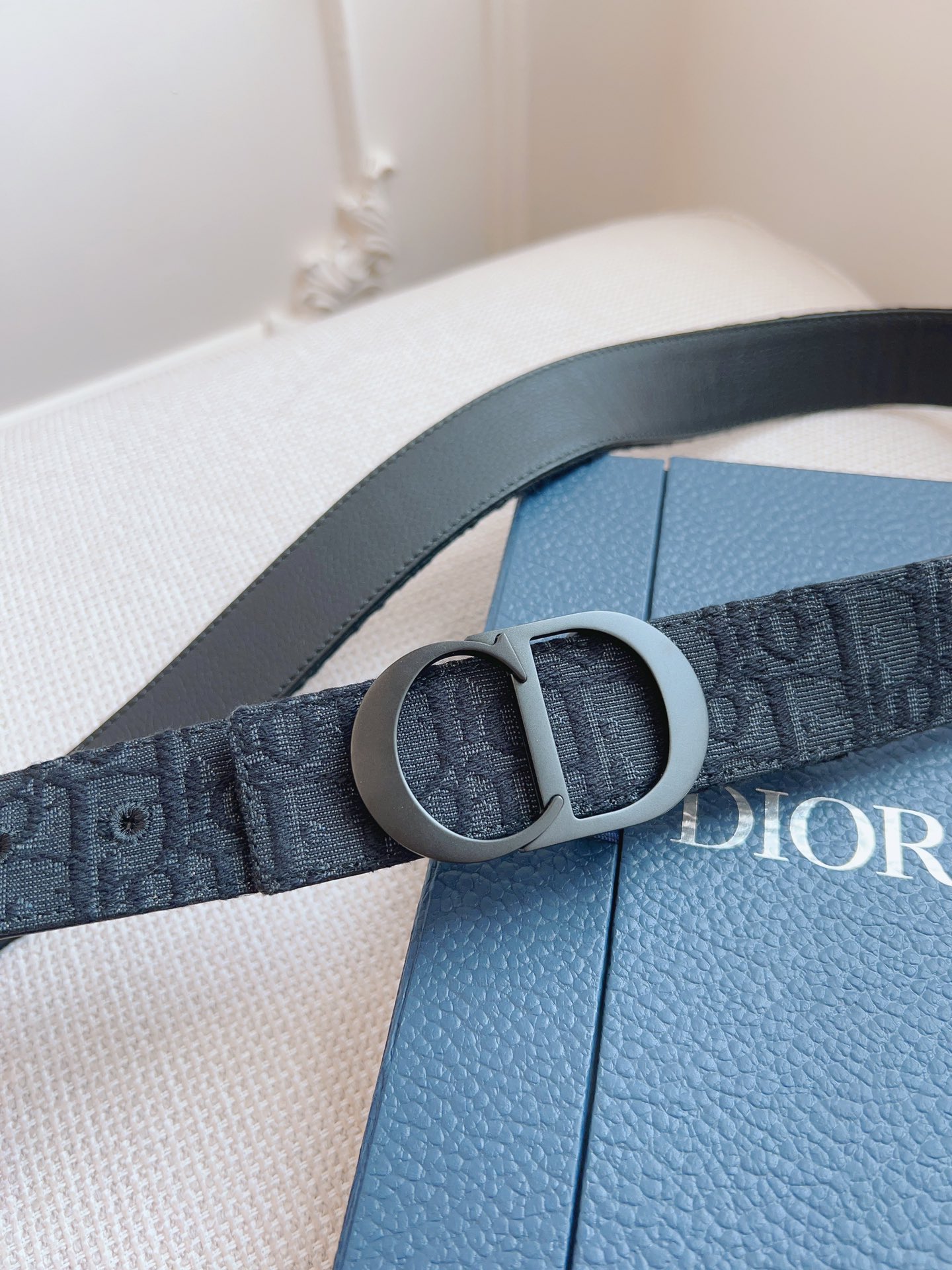 Dior Basic Belt Cow Leather Black L