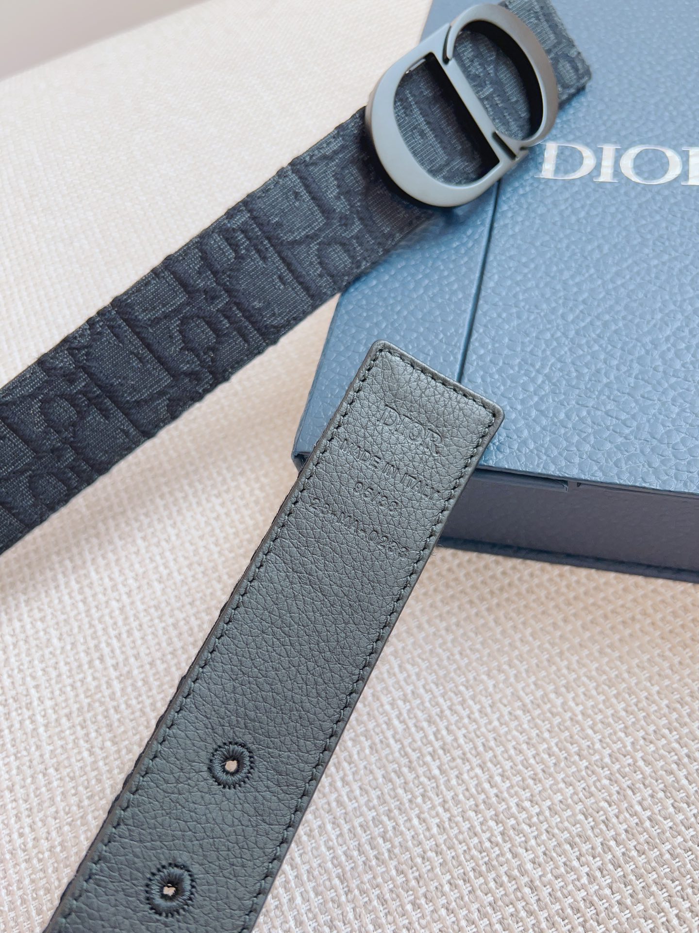 Dior Basic Belt Cow Leather Black L