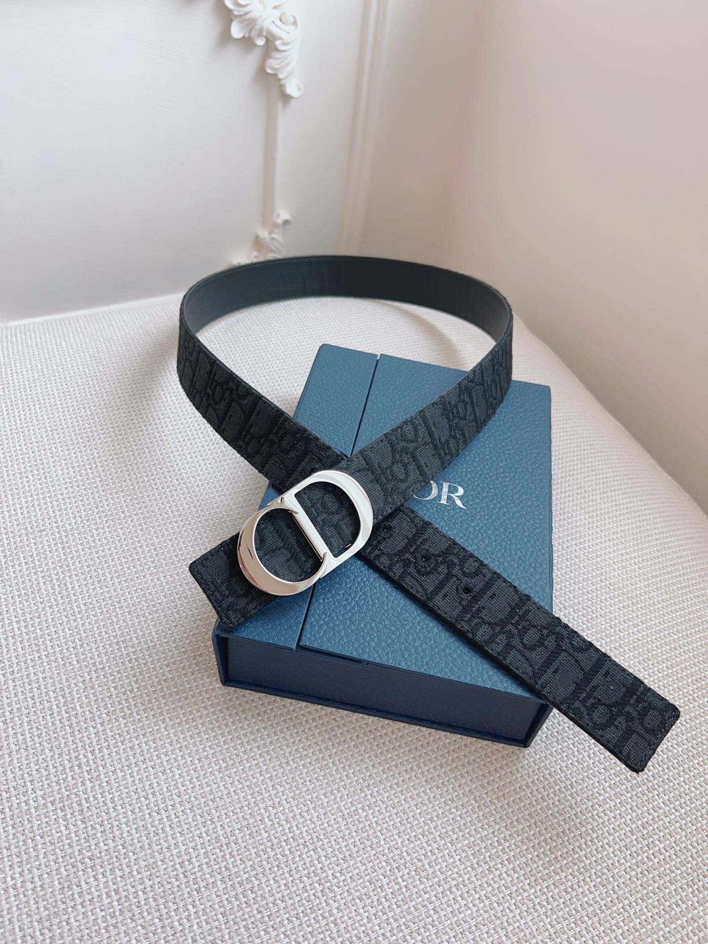 Dior Basic Belt Cow Leather Black L