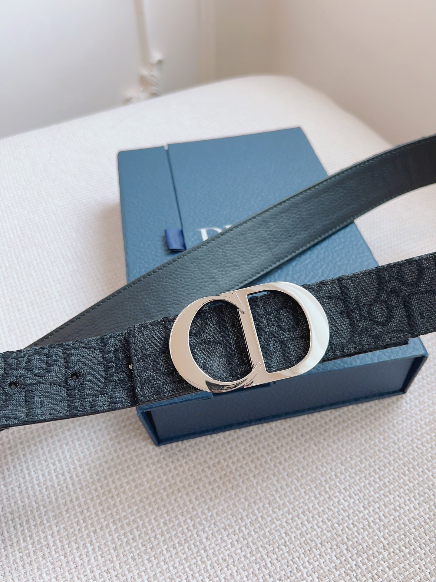 Dior Basic Belt Cow Leather Black L