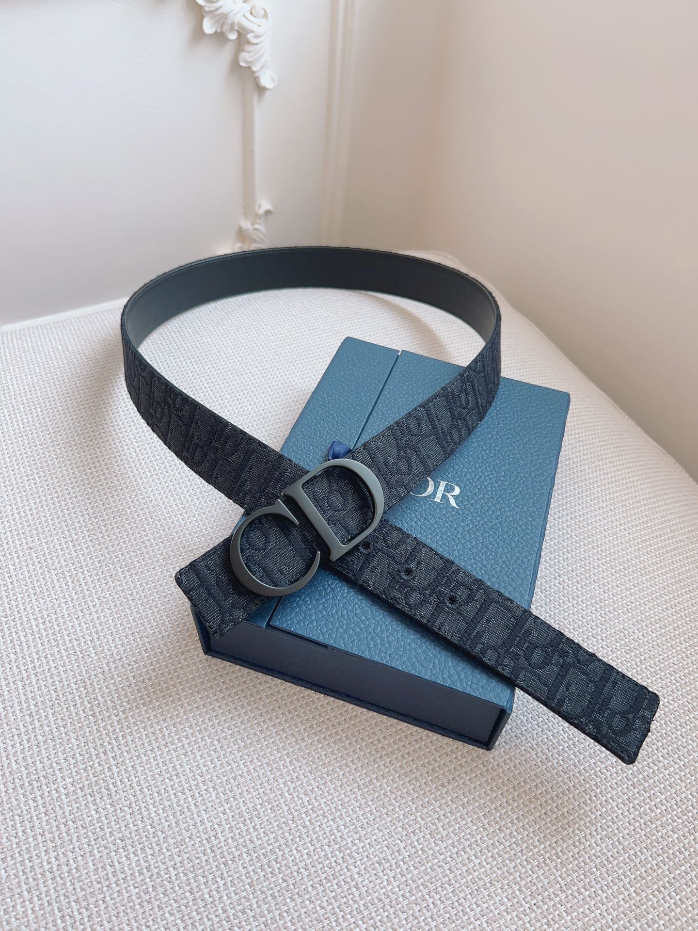 Dior Basic Belt Cow Leather Black L