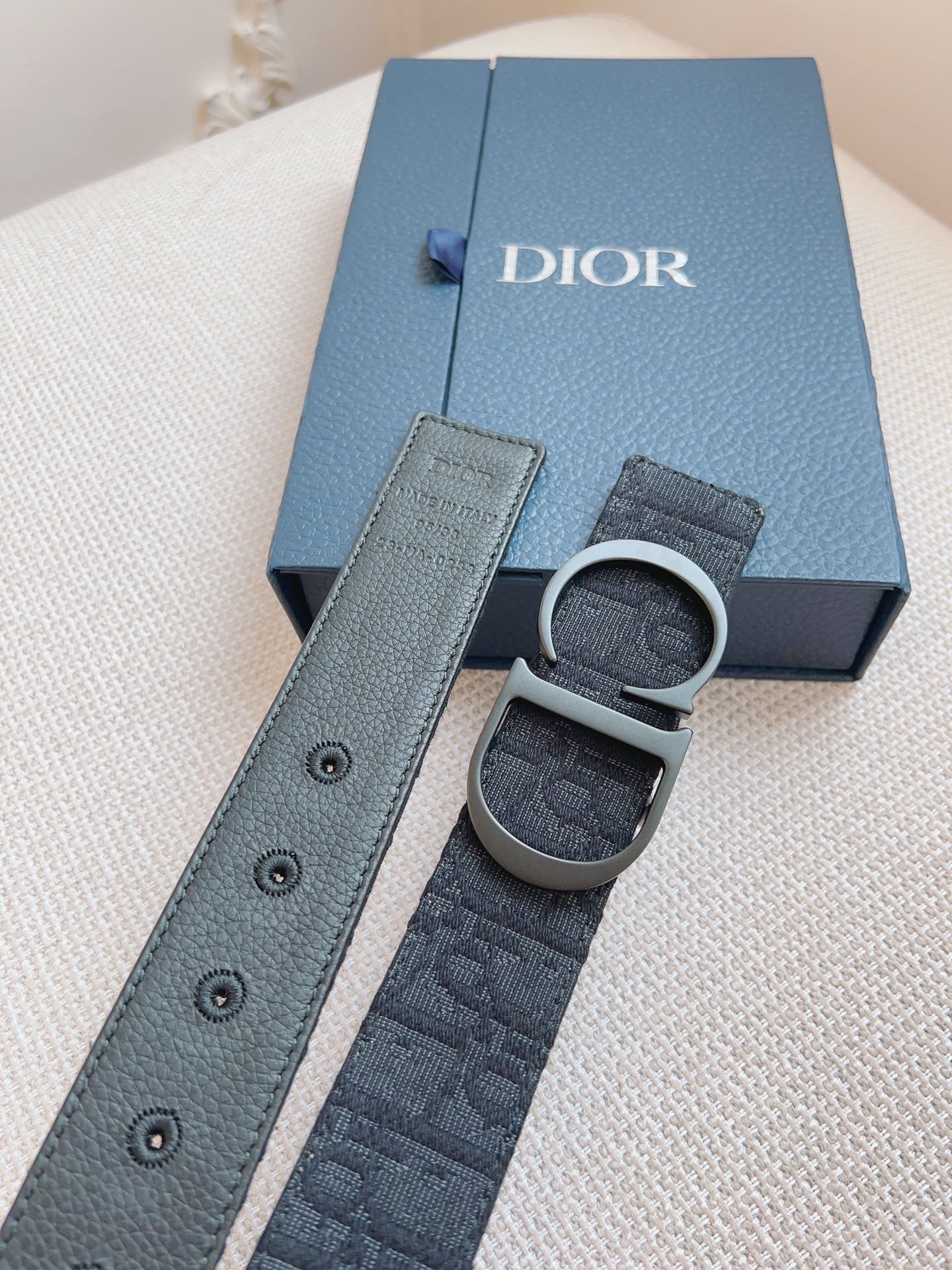 Dior Basic Belt Cow Leather Black L