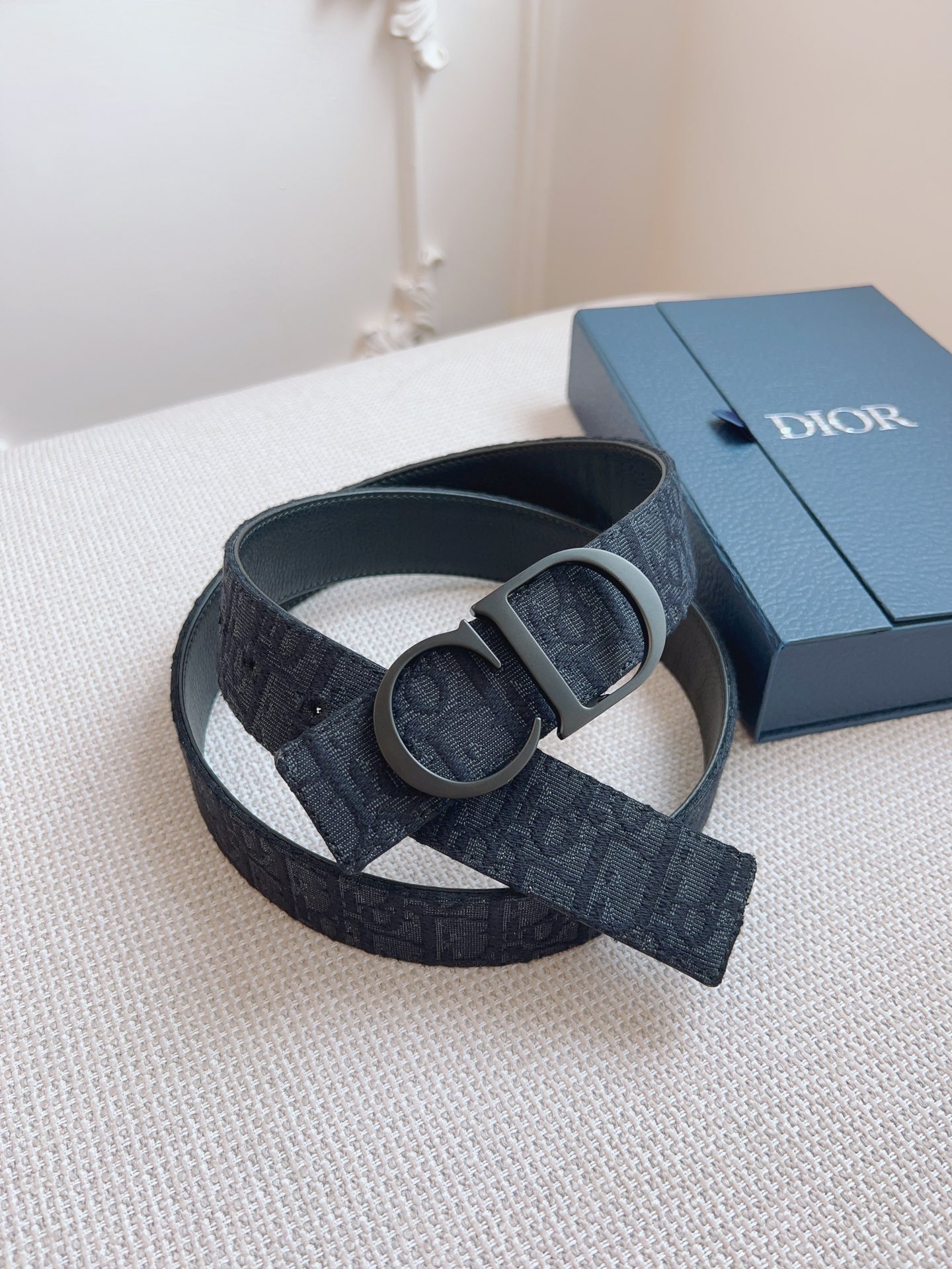 Dior Basic Belt Cow Leather Black L