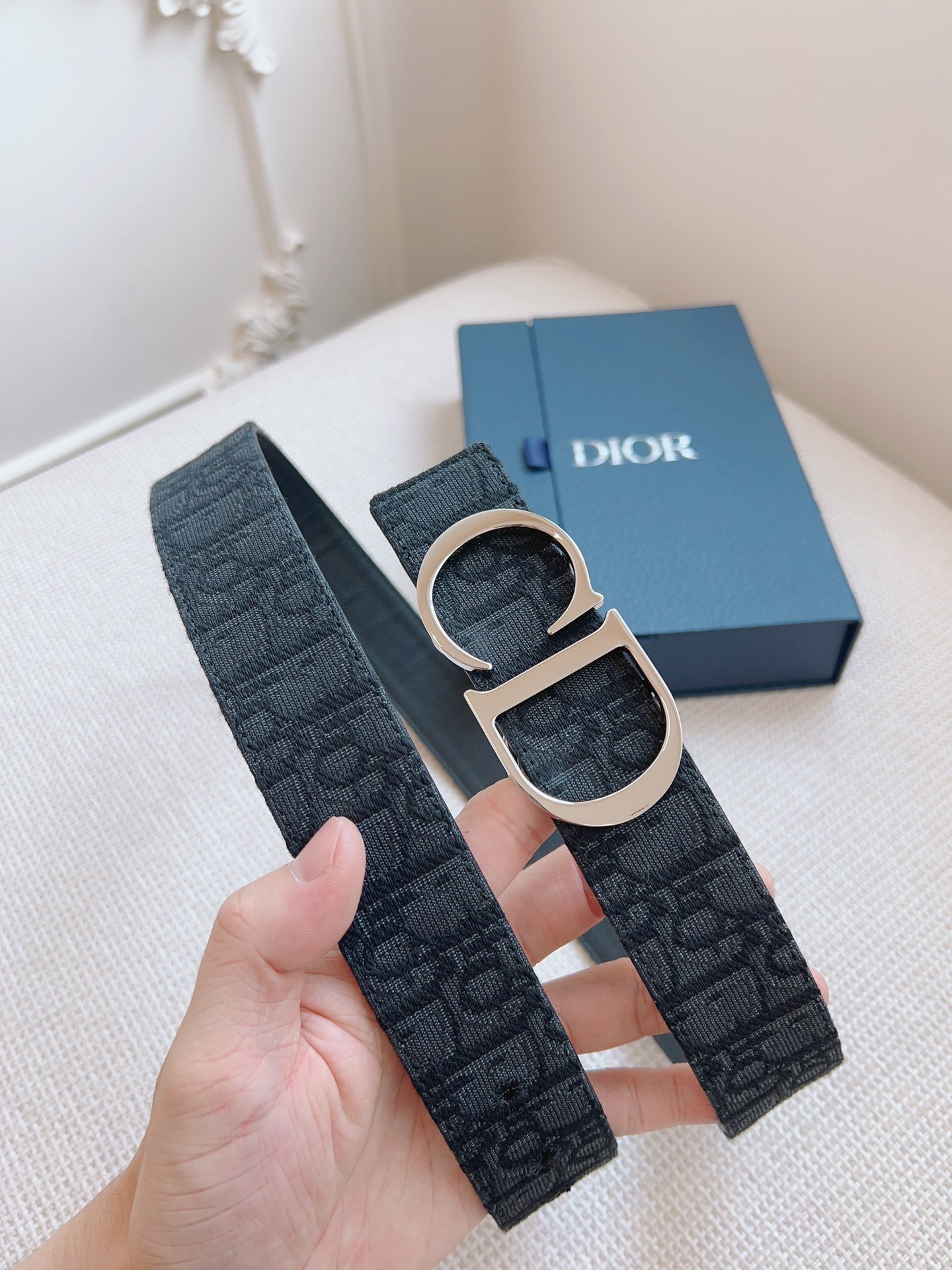 Dior Basic Belt Cow Leather Black L
