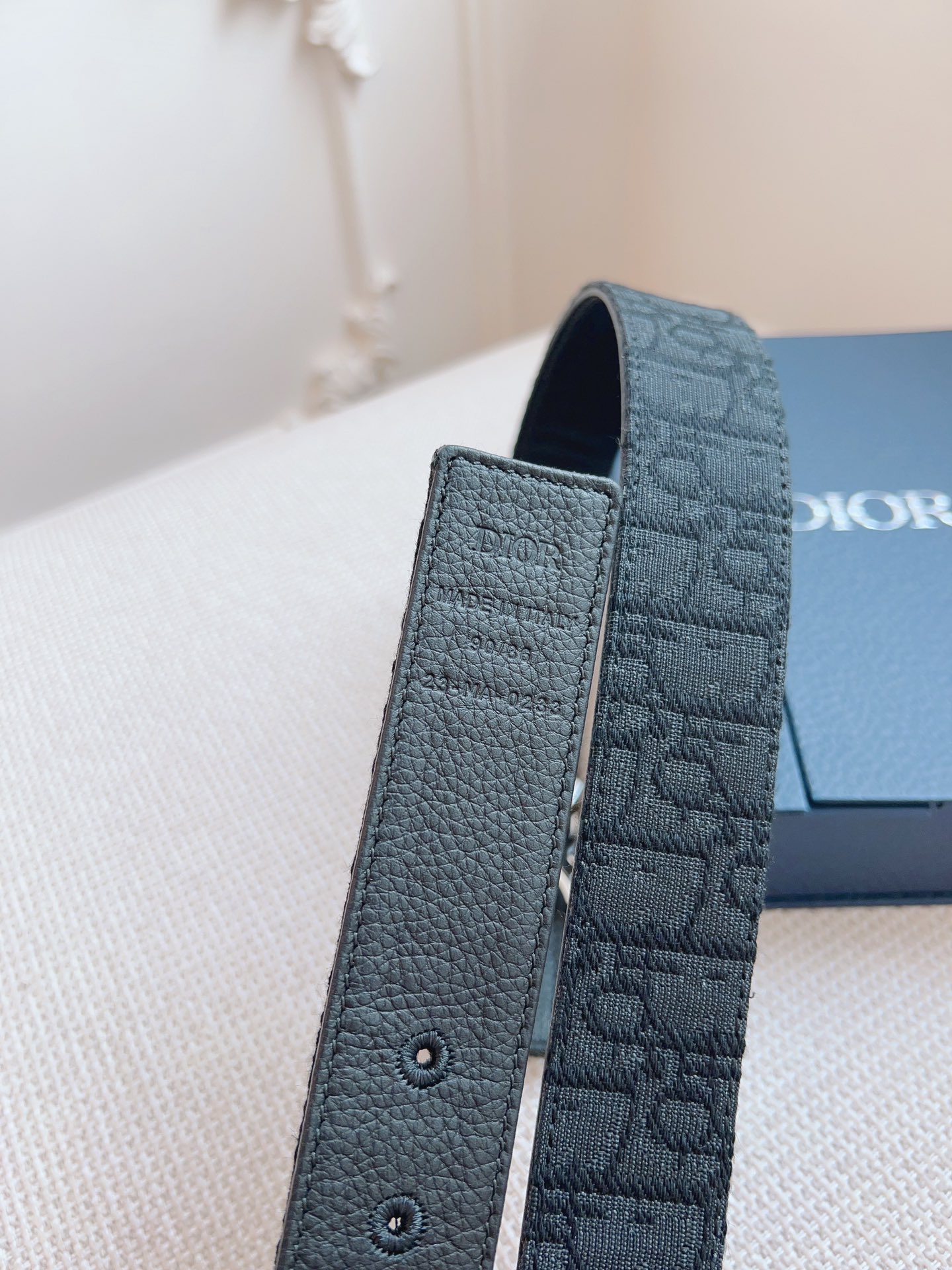 Dior Basic Belt Cow Leather Black L