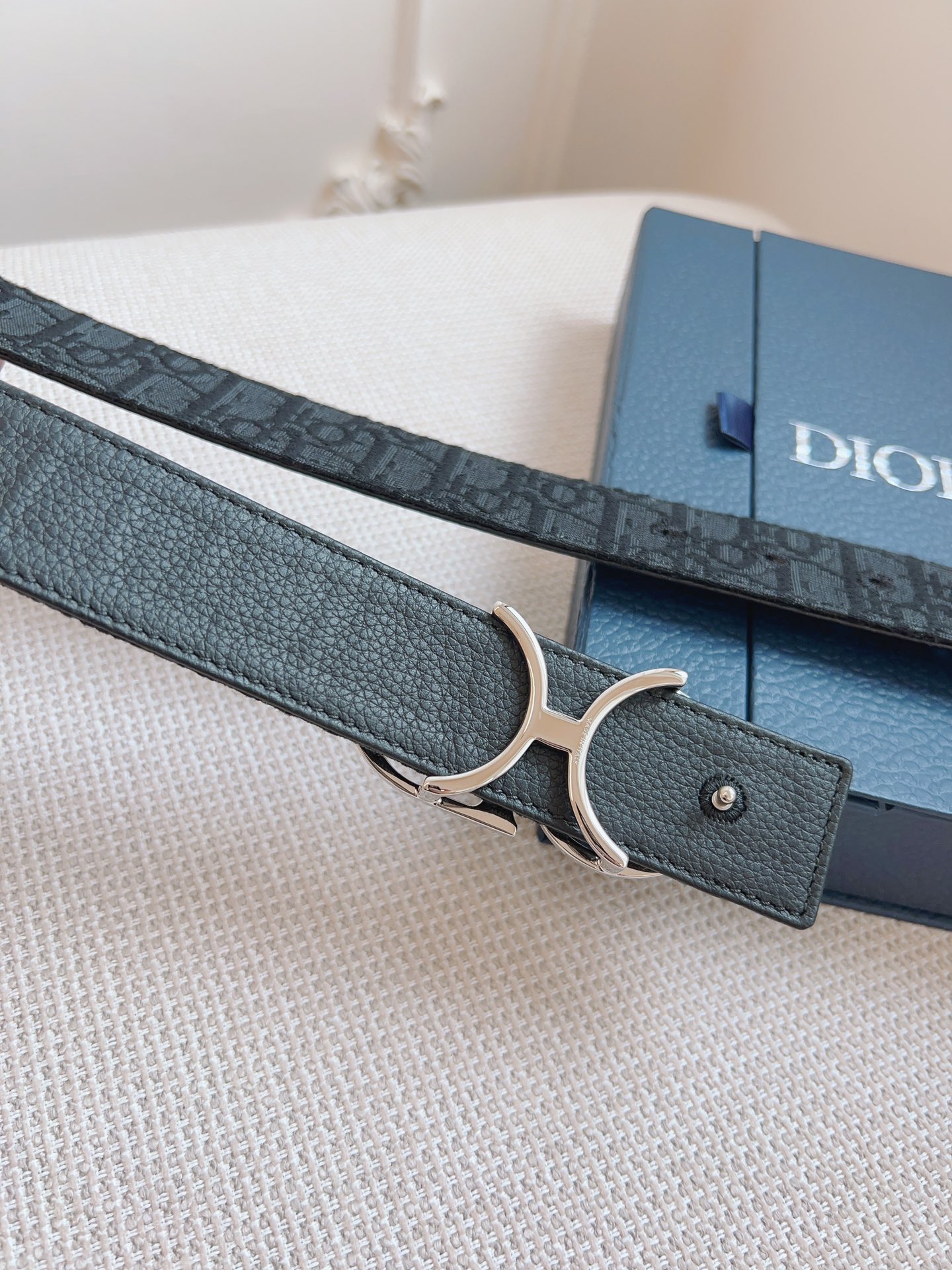 Dior Basic Belt Cow Leather Black L