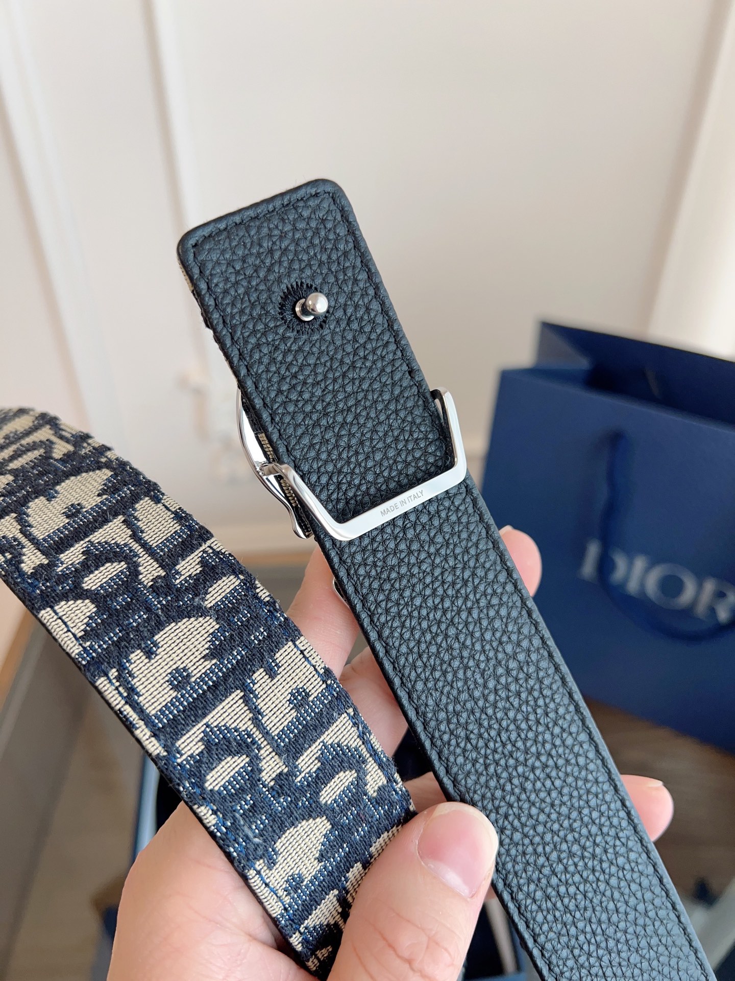 Dior Basic Belt Cow Leather Black L