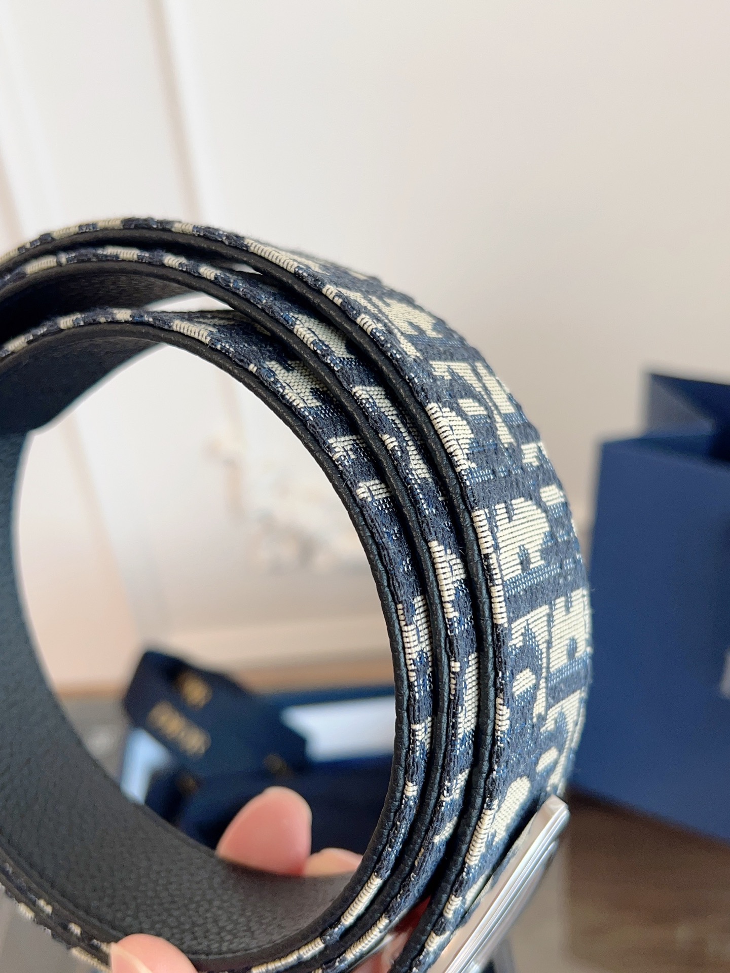 Dior Basic Belt Cow Leather Black L