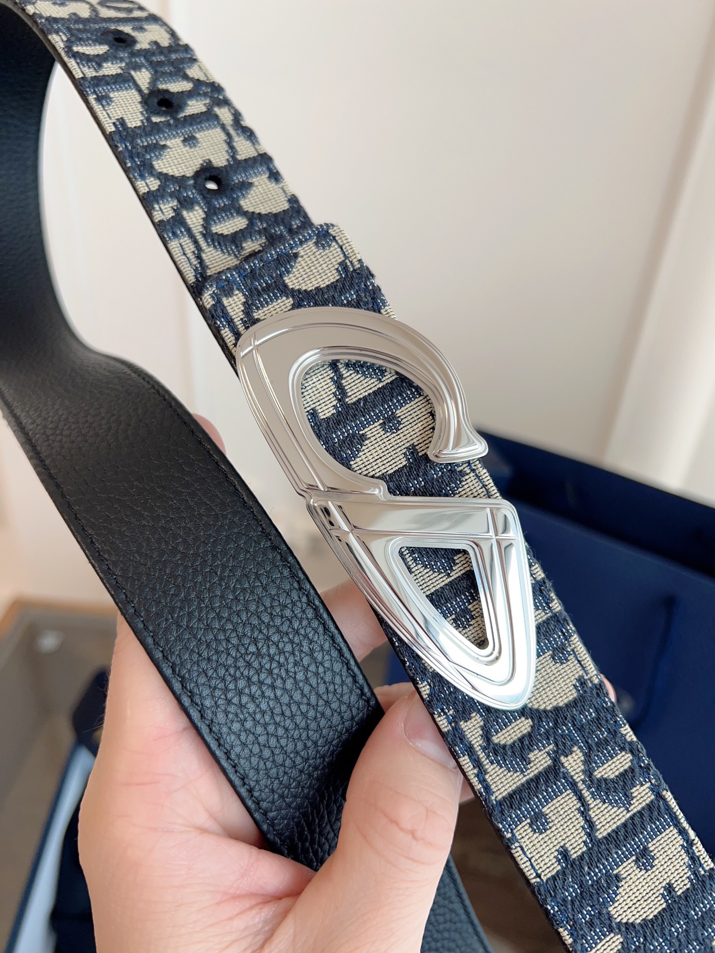 Dior Basic Belt Cow Leather Black L