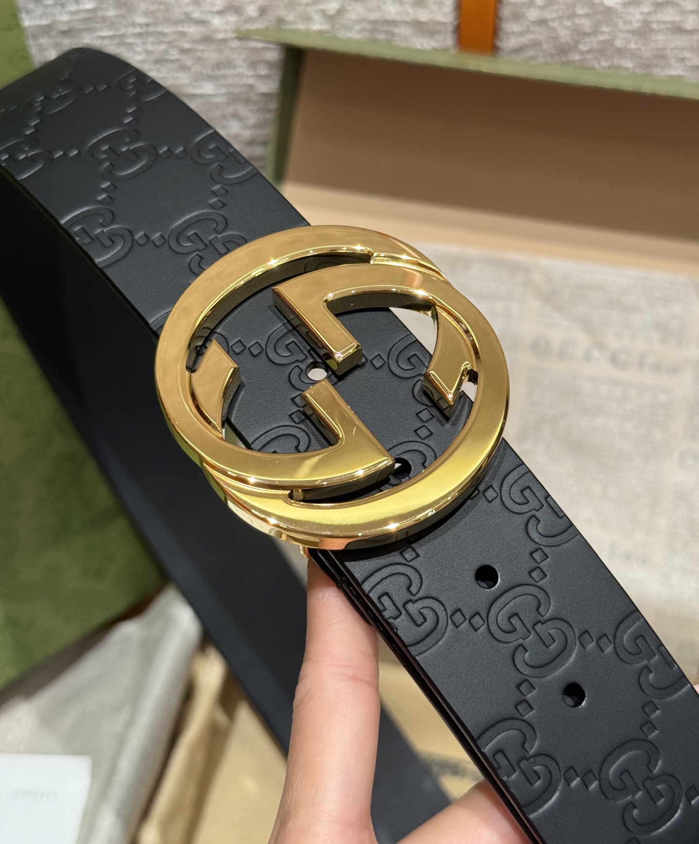Gucci Basic Belt Cow Leather