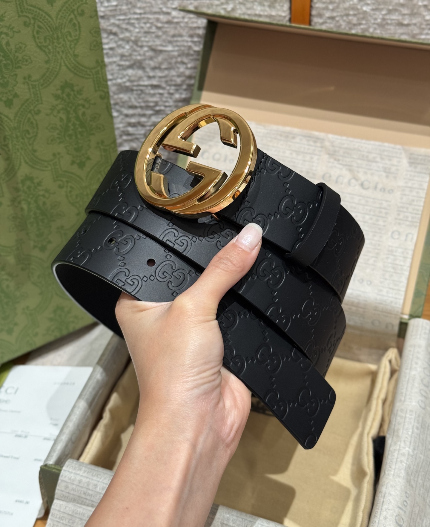 Gucci Basic Belt Cow Leather