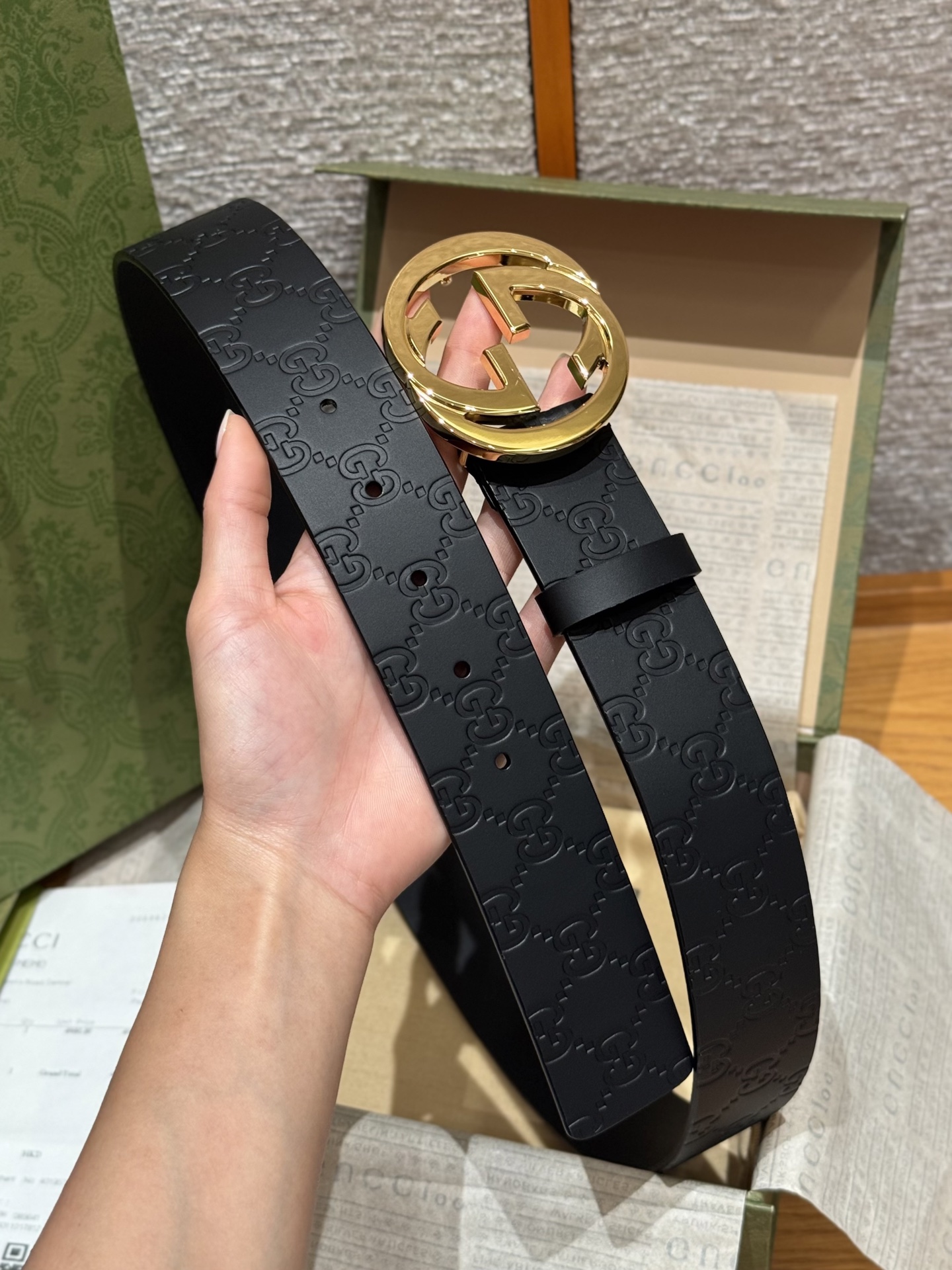 Gucci Basic Belt Cow Leather