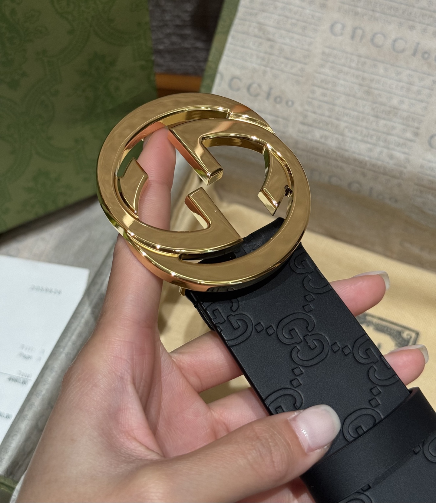 Gucci Basic Belt Cow Leather