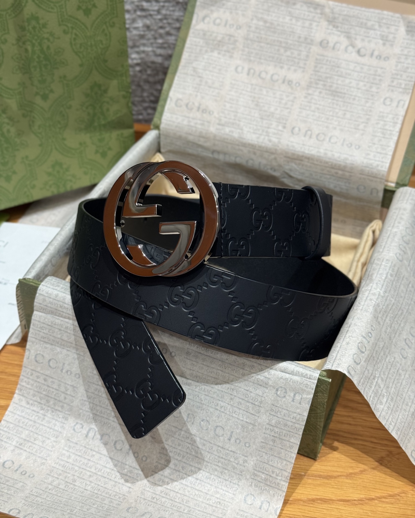 Gucci Basic Belt Cow Leather