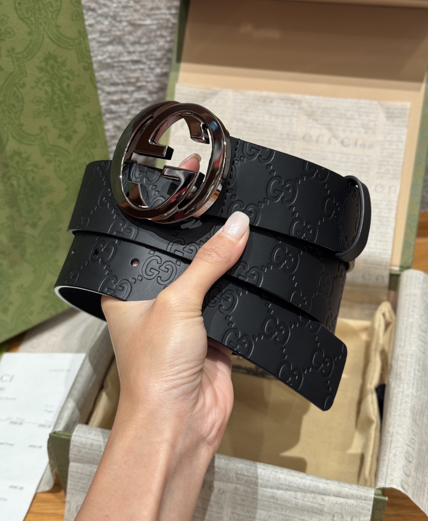 Gucci Basic Belt Cow Leather