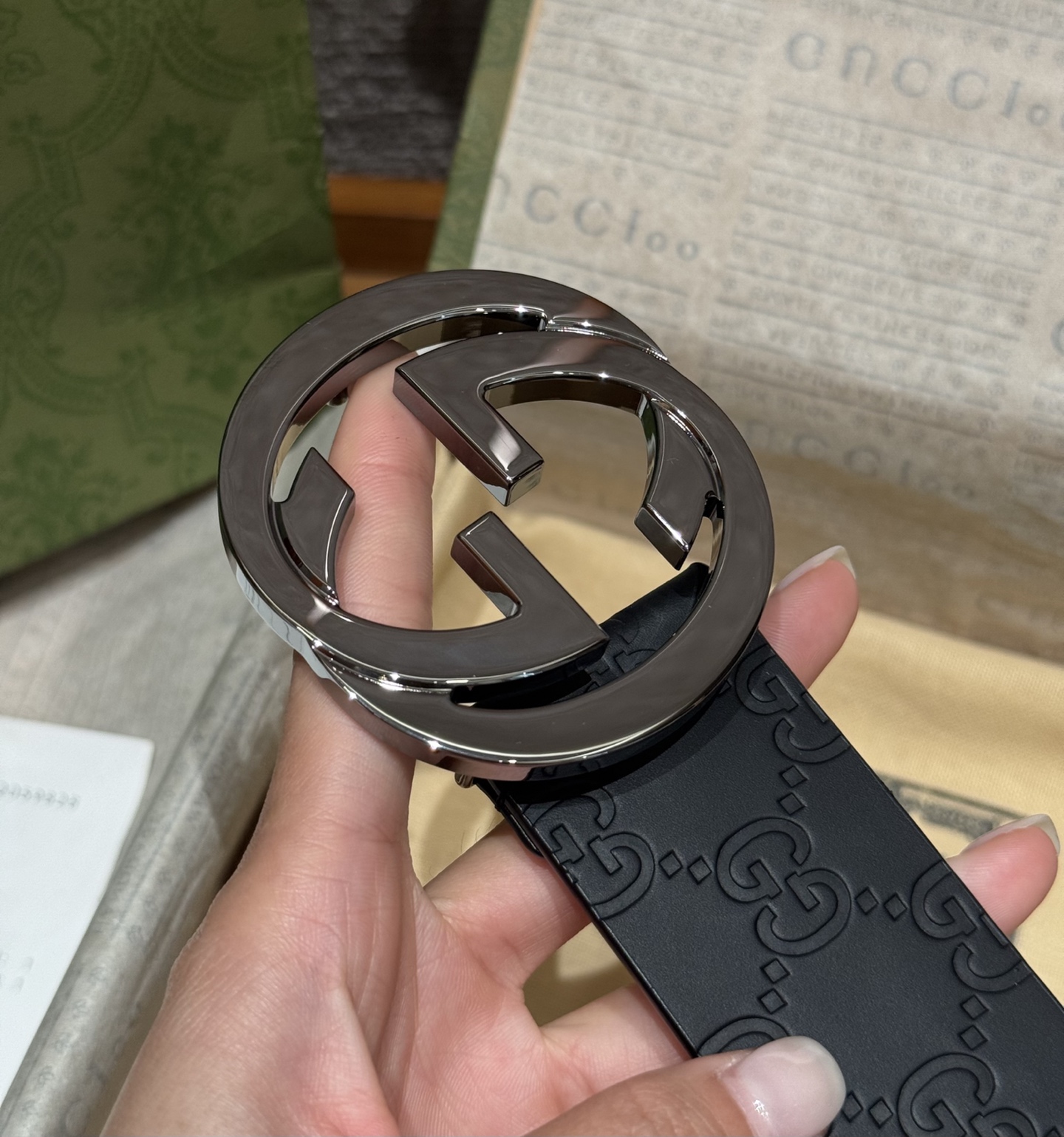 Gucci Basic Belt Cow Leather