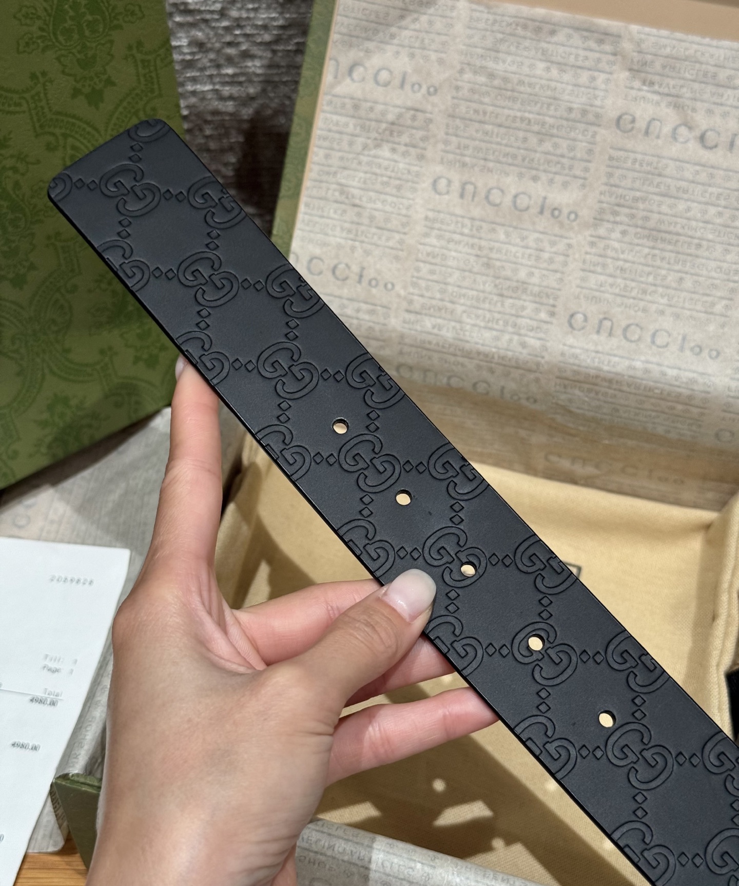 Gucci Basic Belt Cow Leather