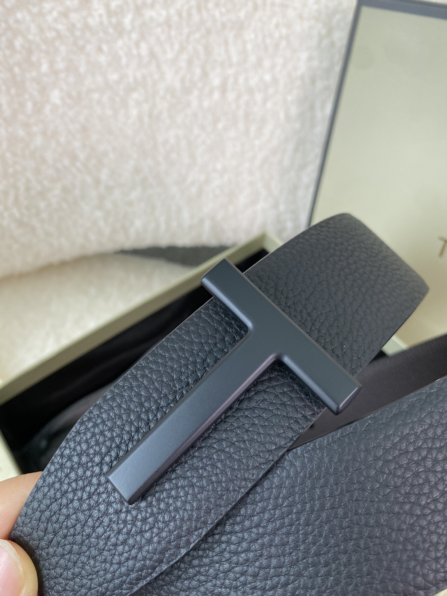 Tom Ford Male Basic Belt Cow Leather M