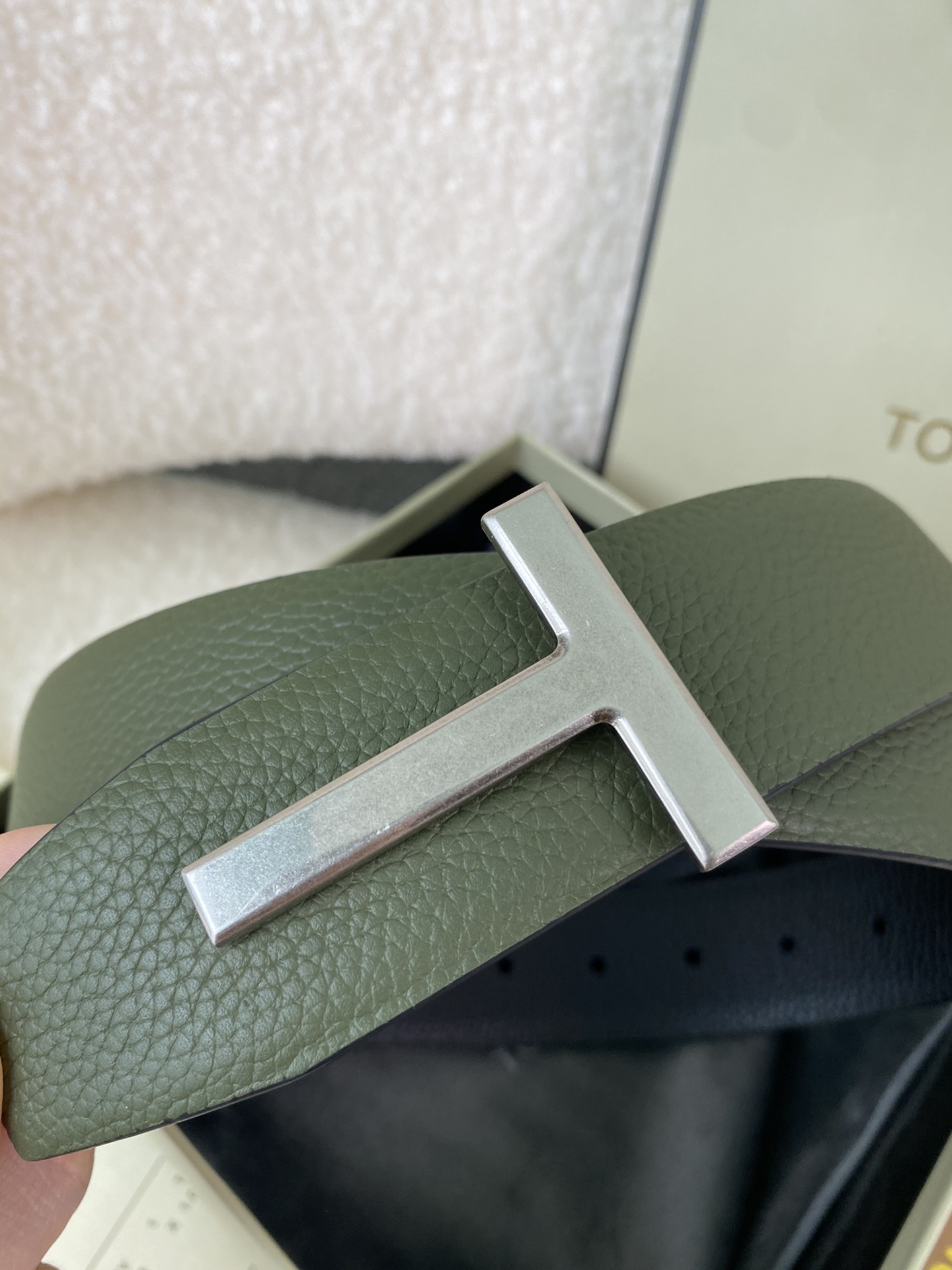 Tom Ford Male Basic Belt Cow Leather M