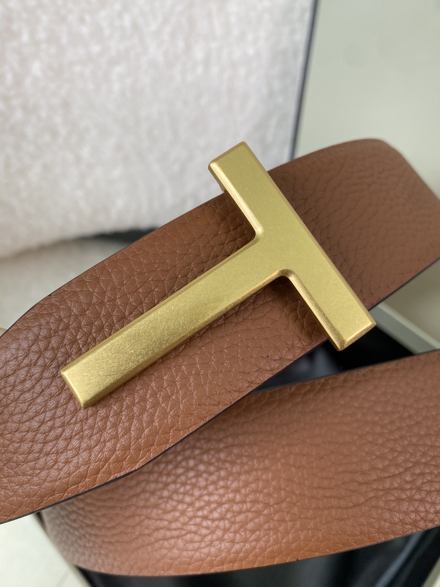 Tom Ford Male Basic Belt Cow Leather M