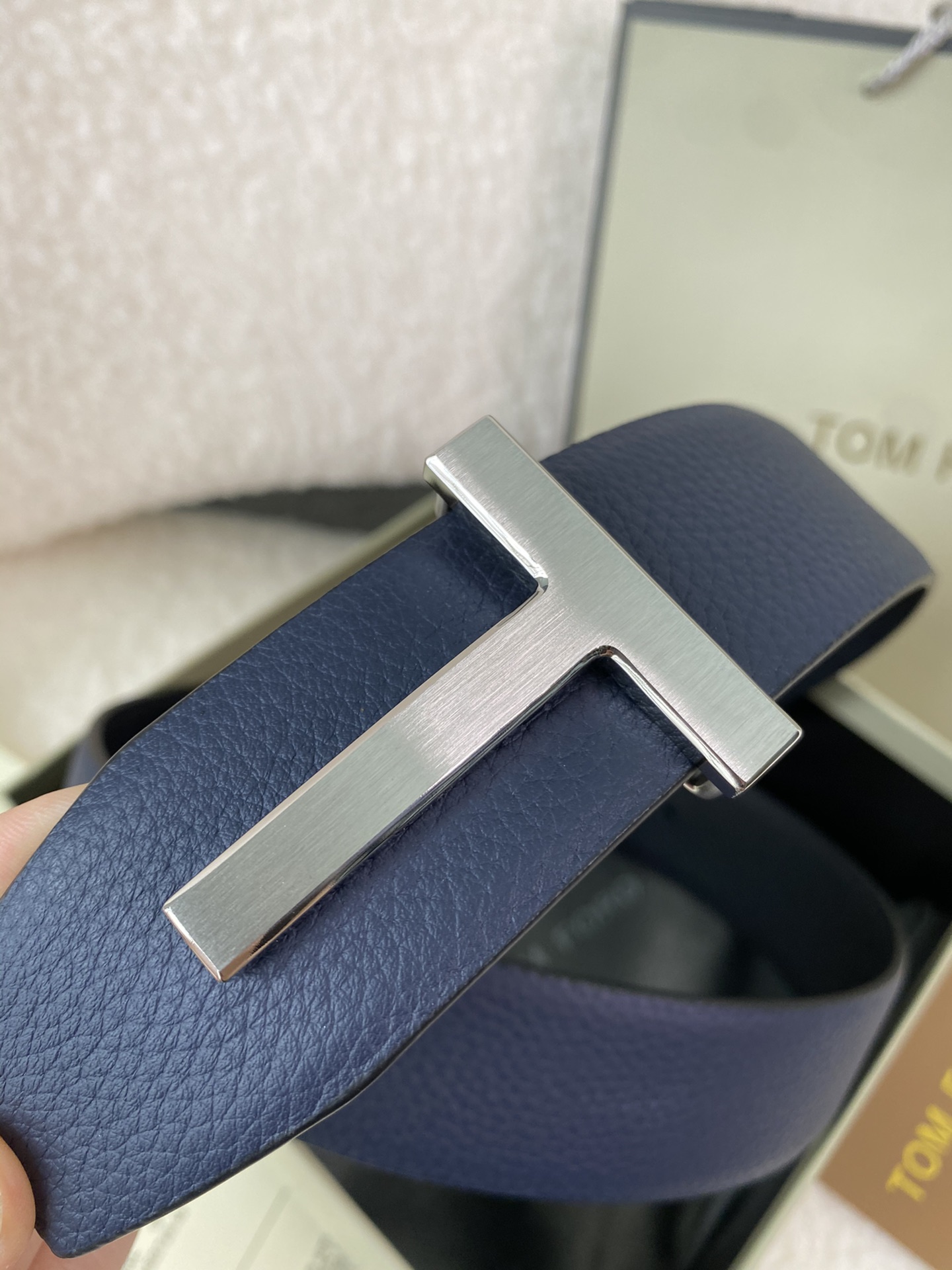 Tom Ford Male Basic Belt Cow Leather M