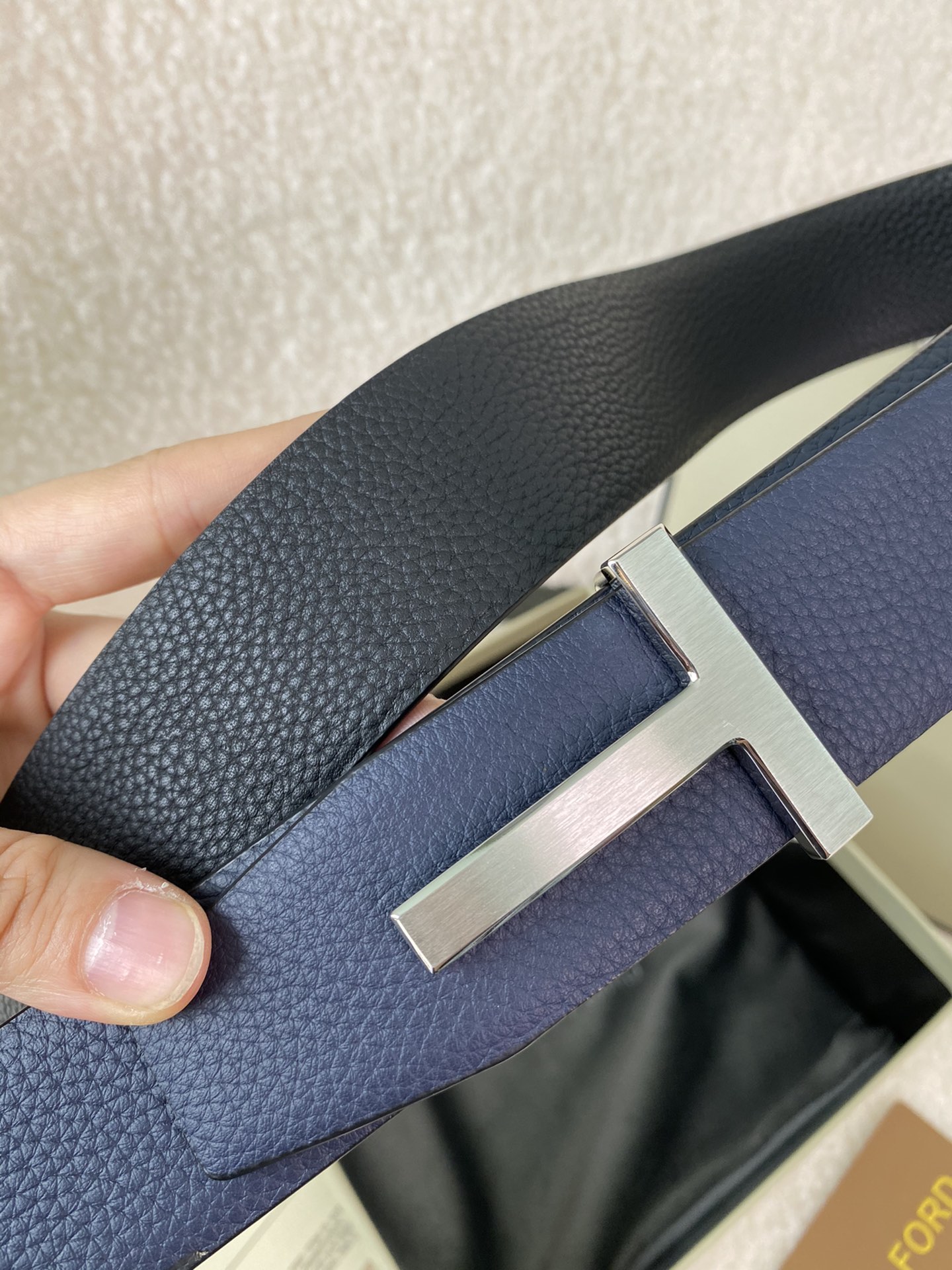 Tom Ford Male Basic Belt Cow Leather M