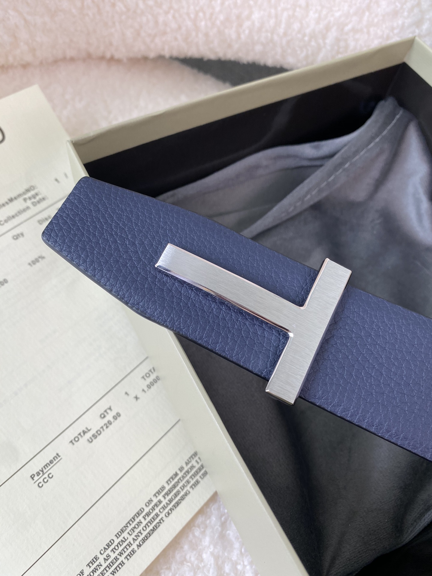 Tom Ford Male Basic Belt Cow Leather M