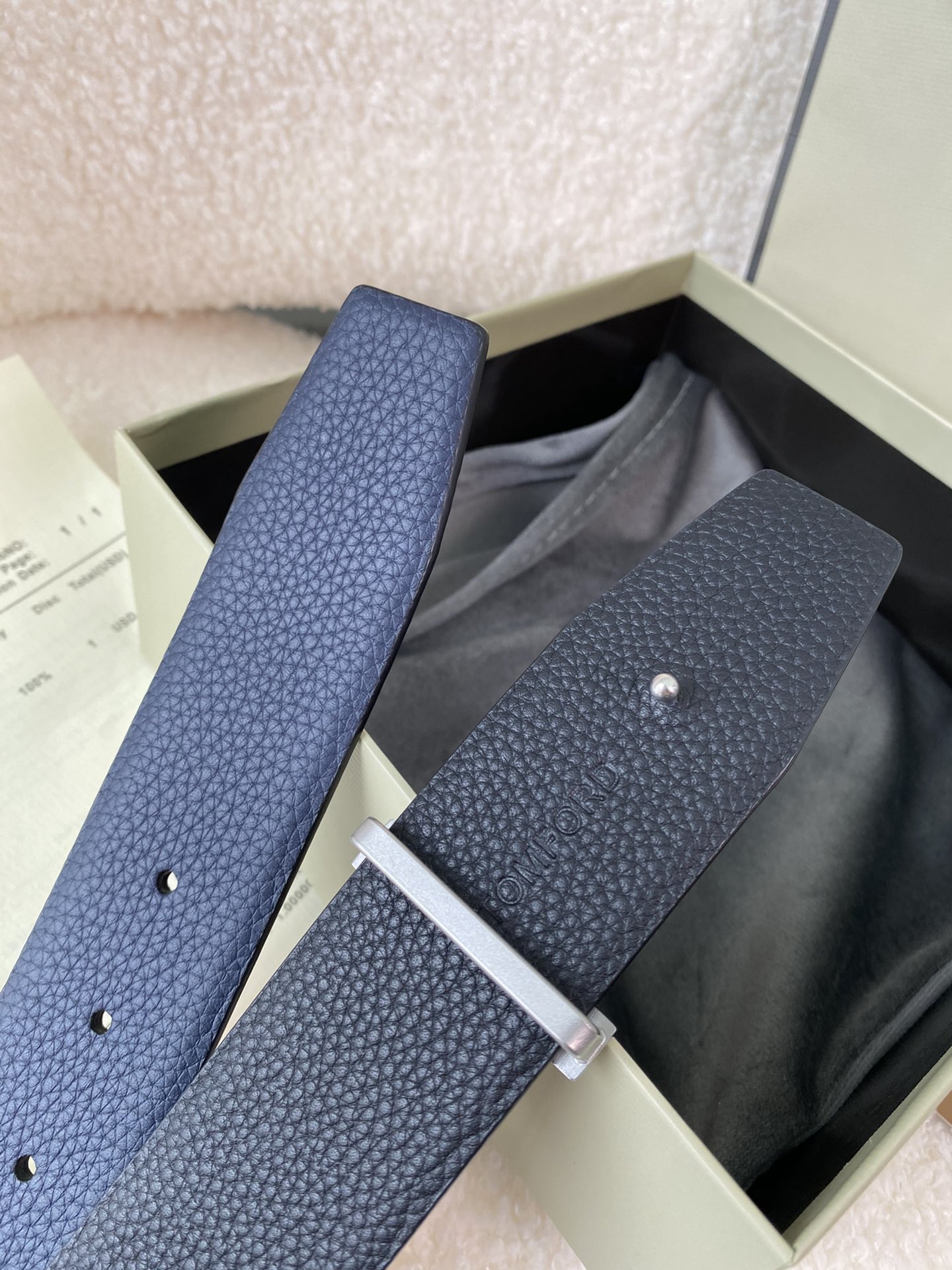 Tom Ford Male Basic Belt Cow Leather M