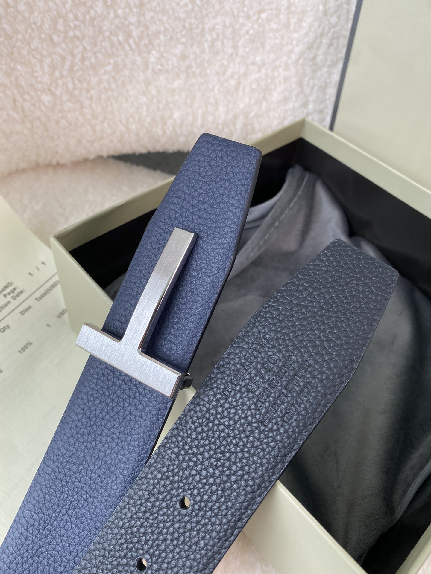 Tom Ford Male Basic Belt Cow Leather M