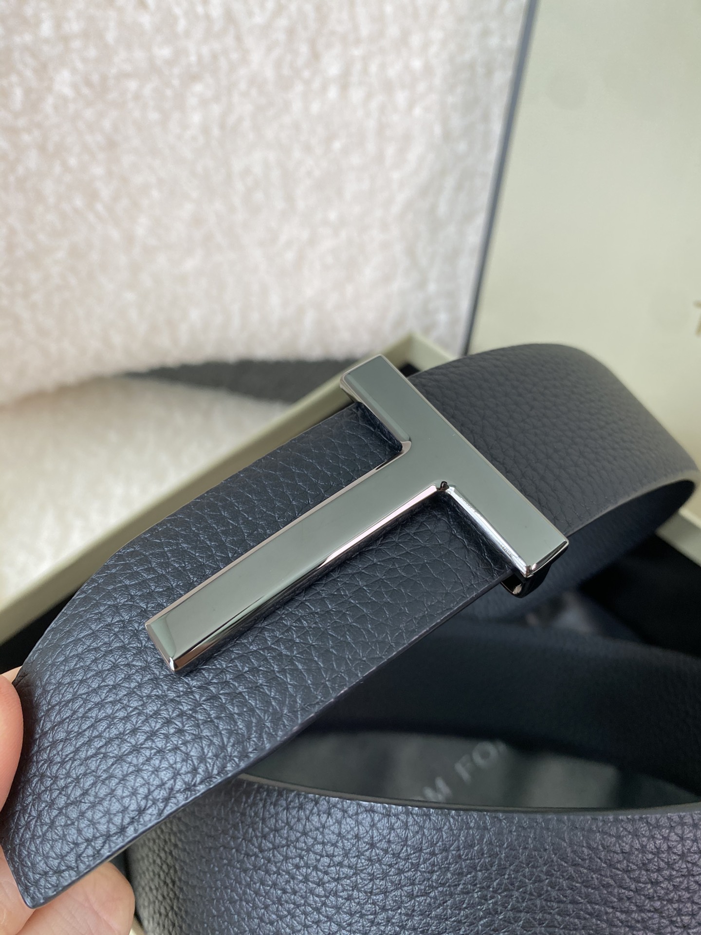 Tom Ford Male Basic Belt Cow Leather M