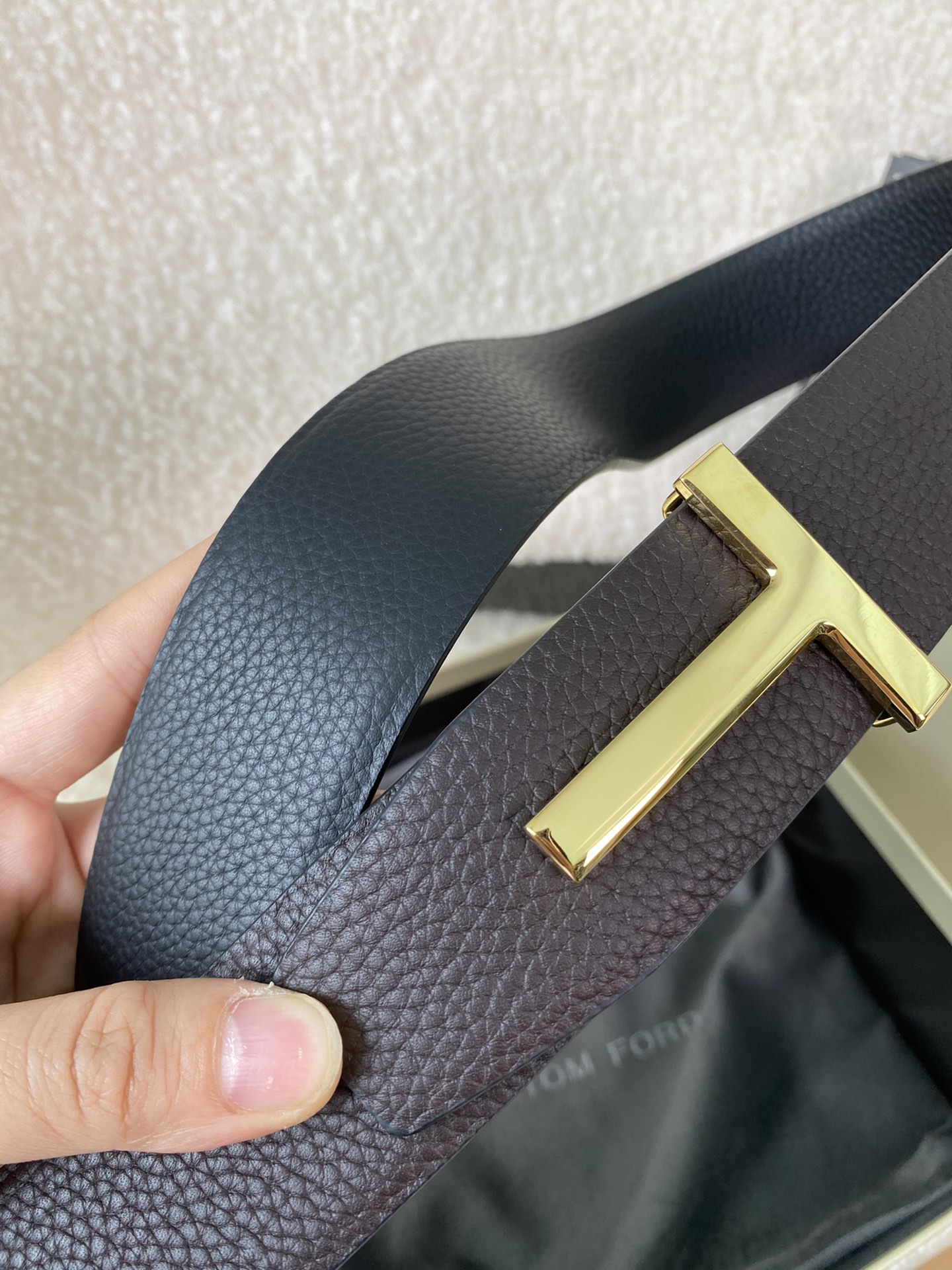 Tom Ford Male Basic Belt Cow Leather M