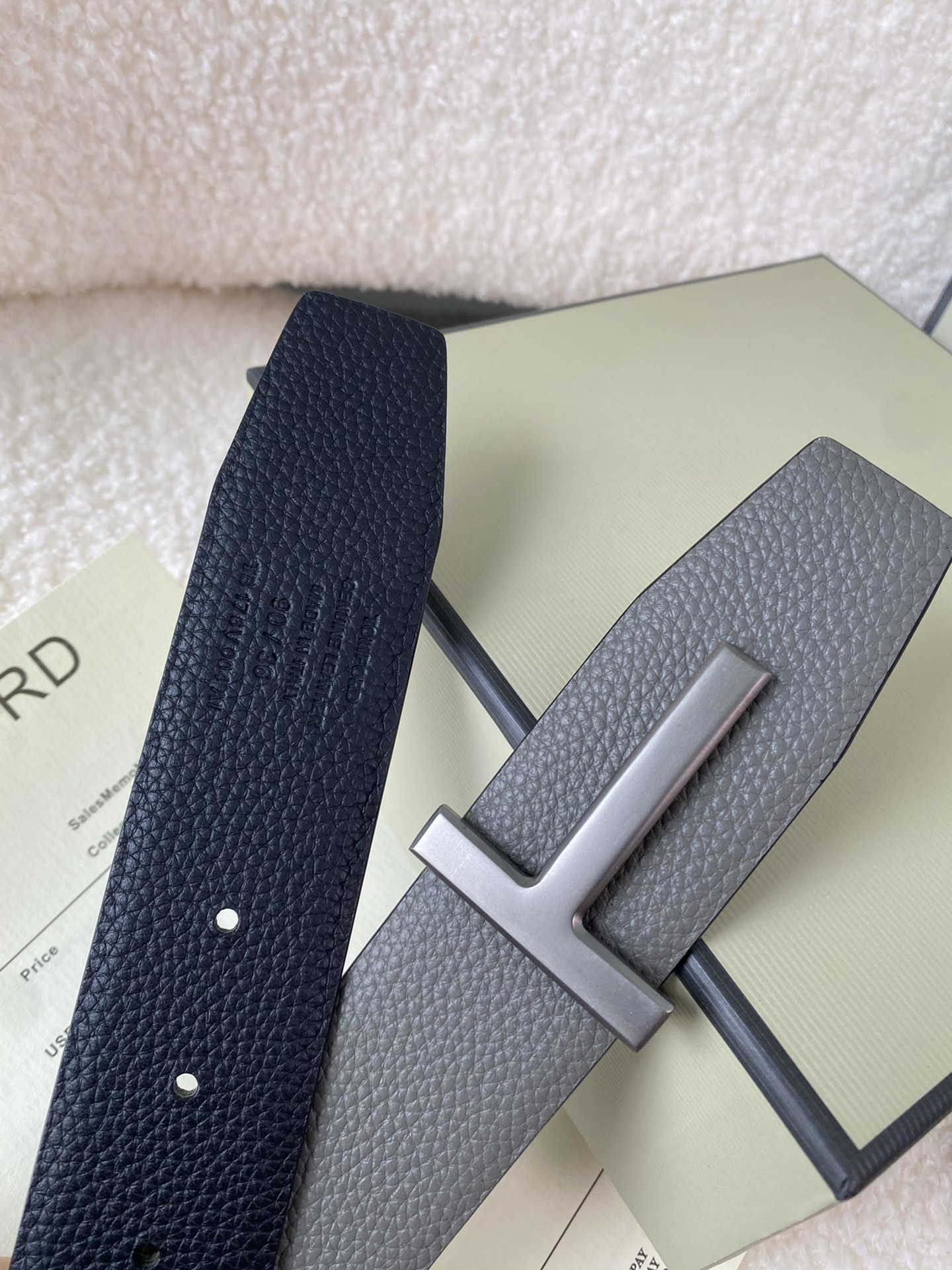 Tom Ford Male Basic Belt Cow Leather M